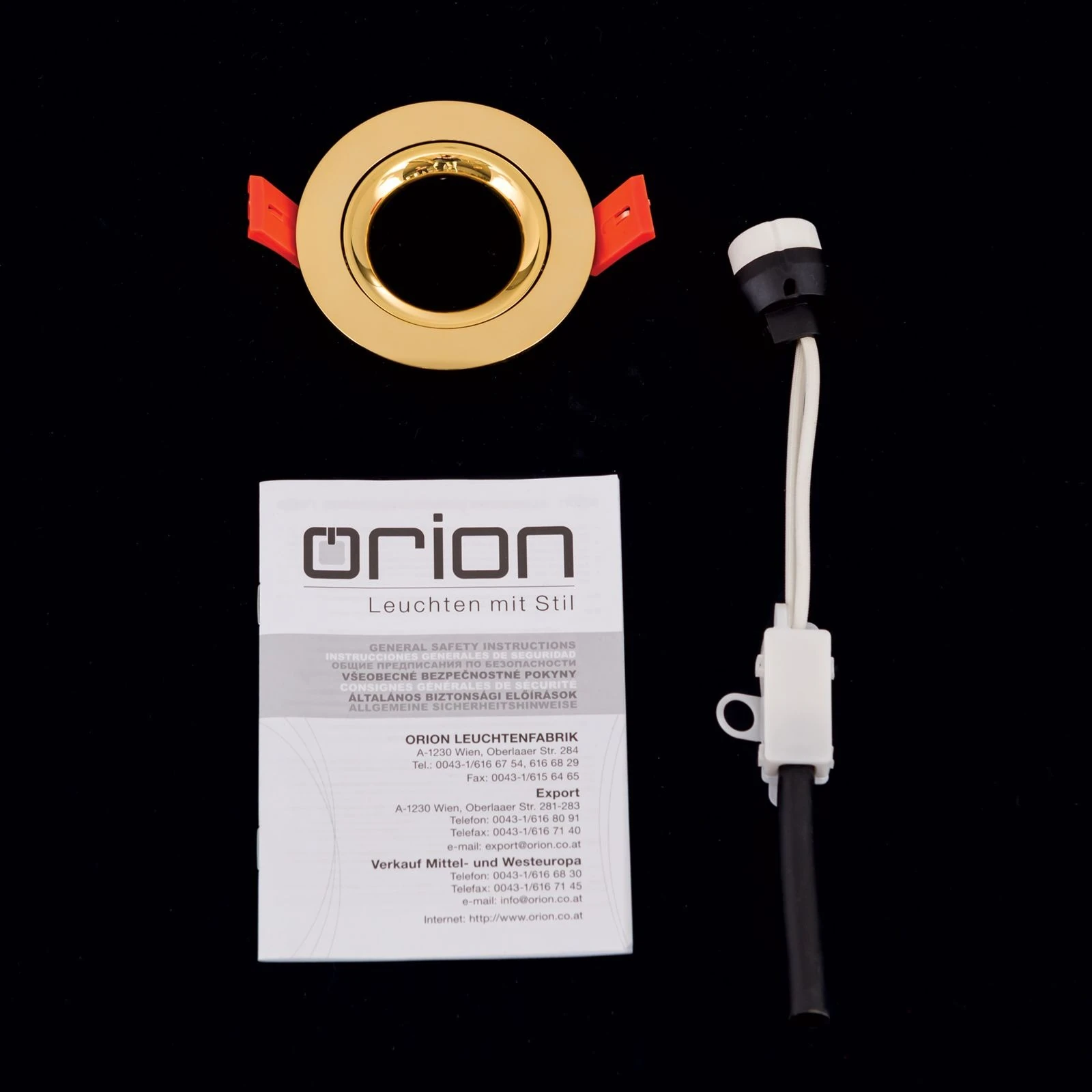 Montažni ram CHOICE, zlatni, okrugli - 8