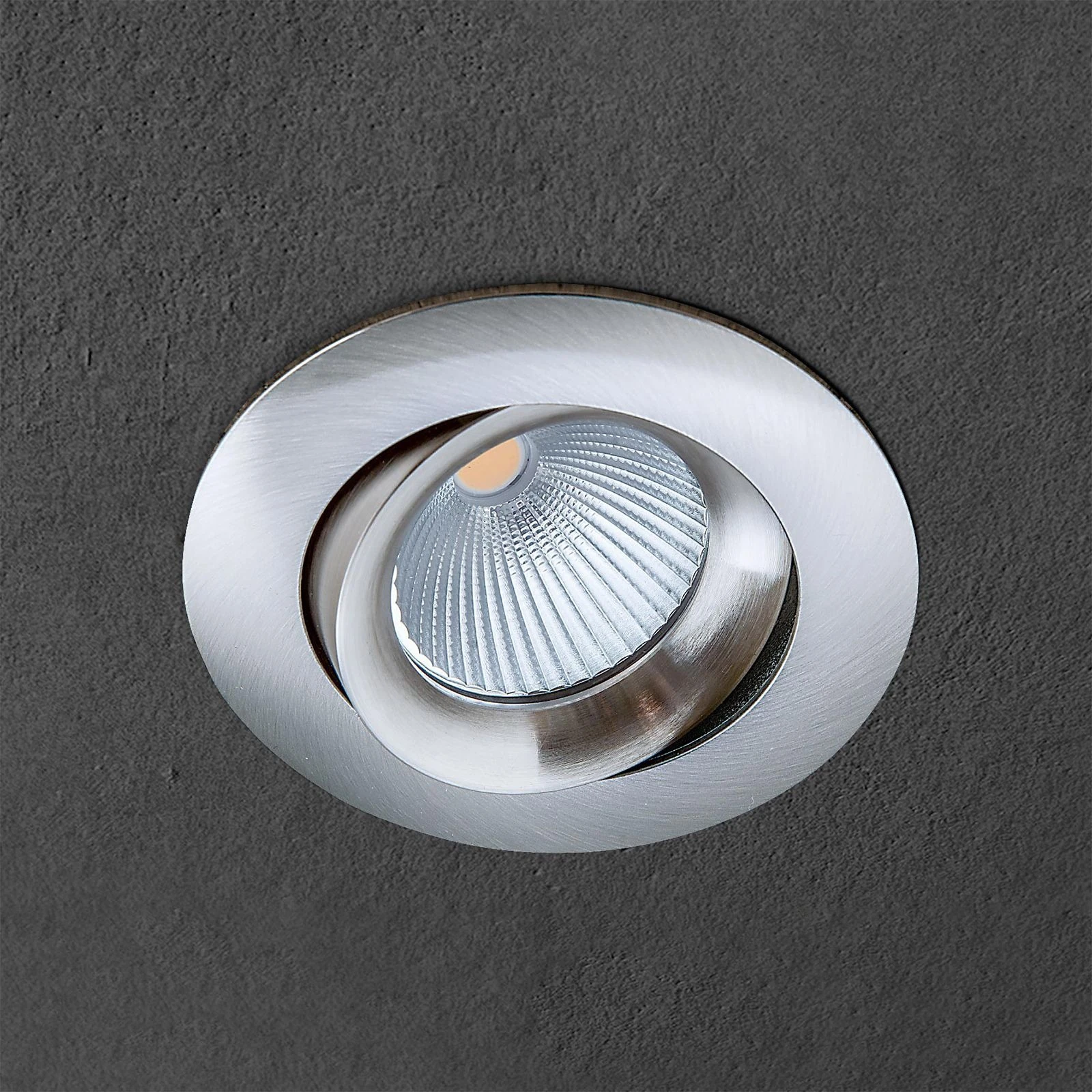 Ugradna spot lampa CHOICE, okrugla, satin hrom - 3