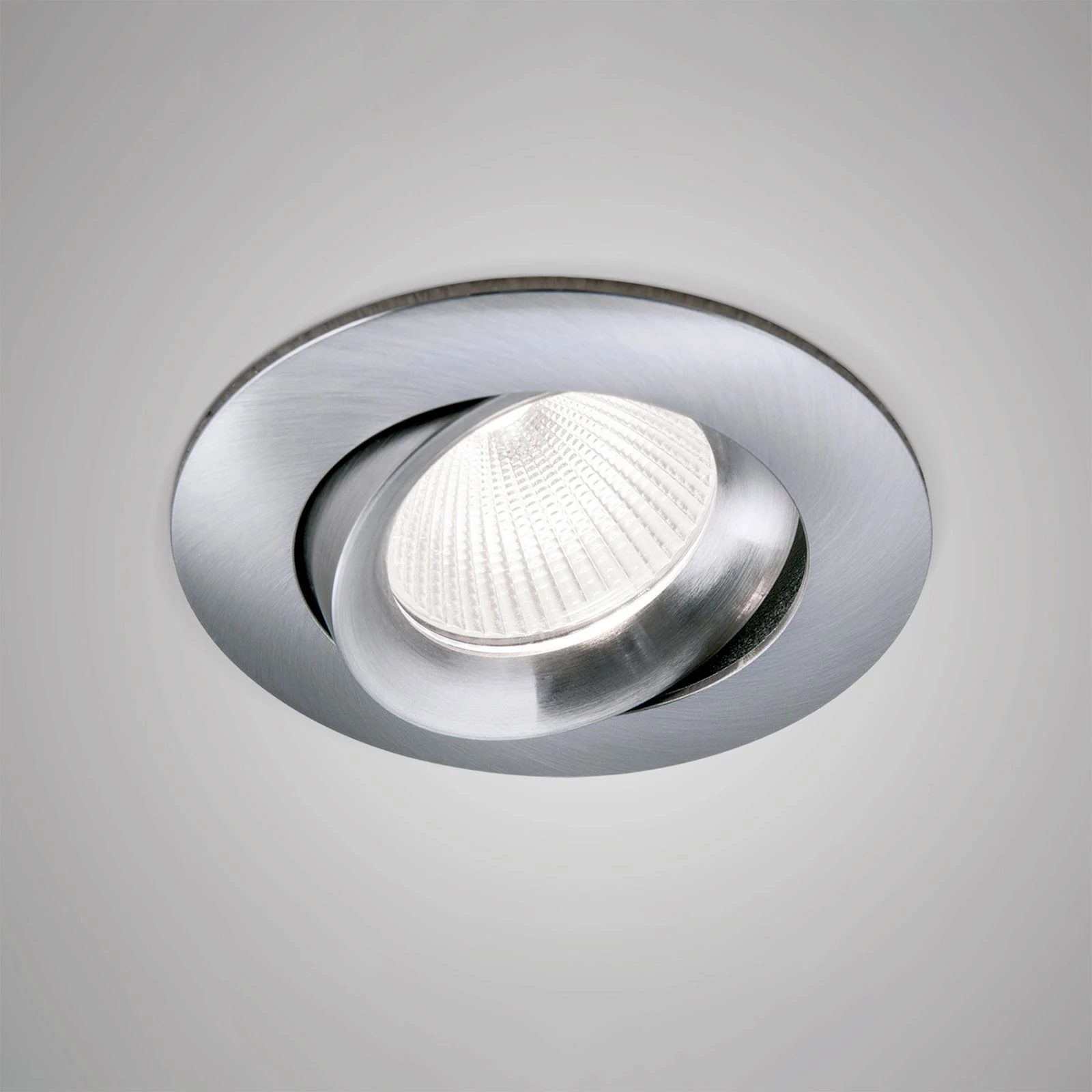 Ugradna spot lampa CHOICE, okrugla, satin hrom - 4