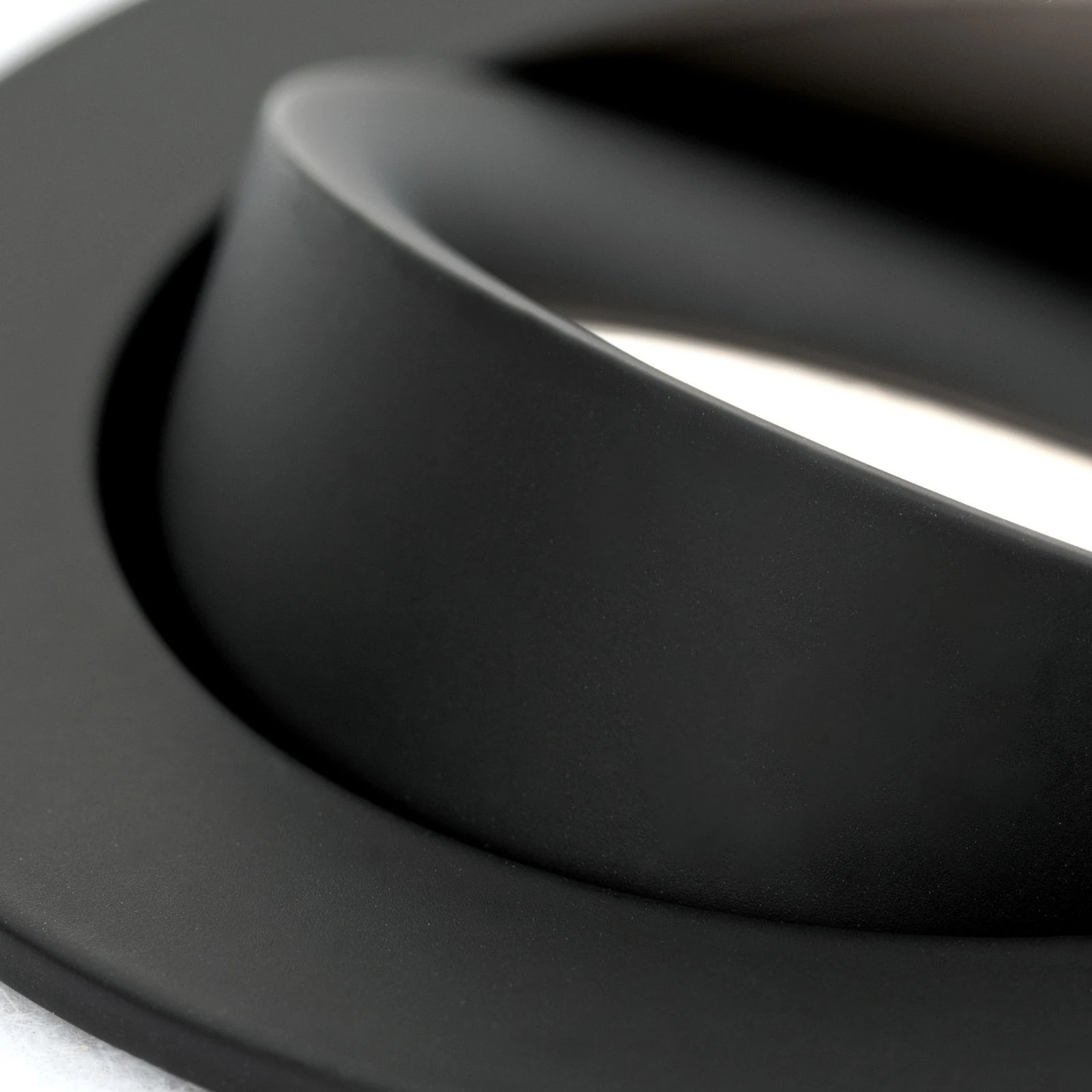 Montažni ram CHOICE, mat crni, okrugli - 6