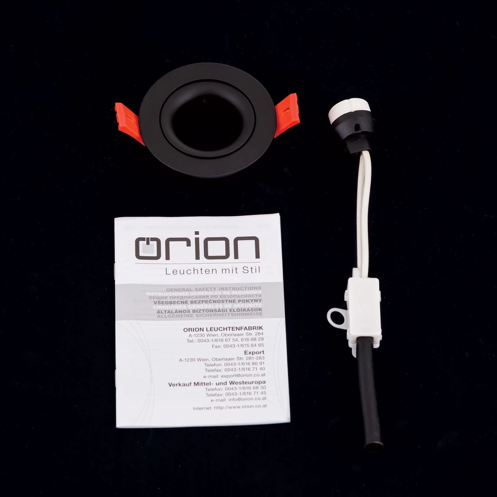 Montažni ram CHOICE, mat crni, okrugli - 8