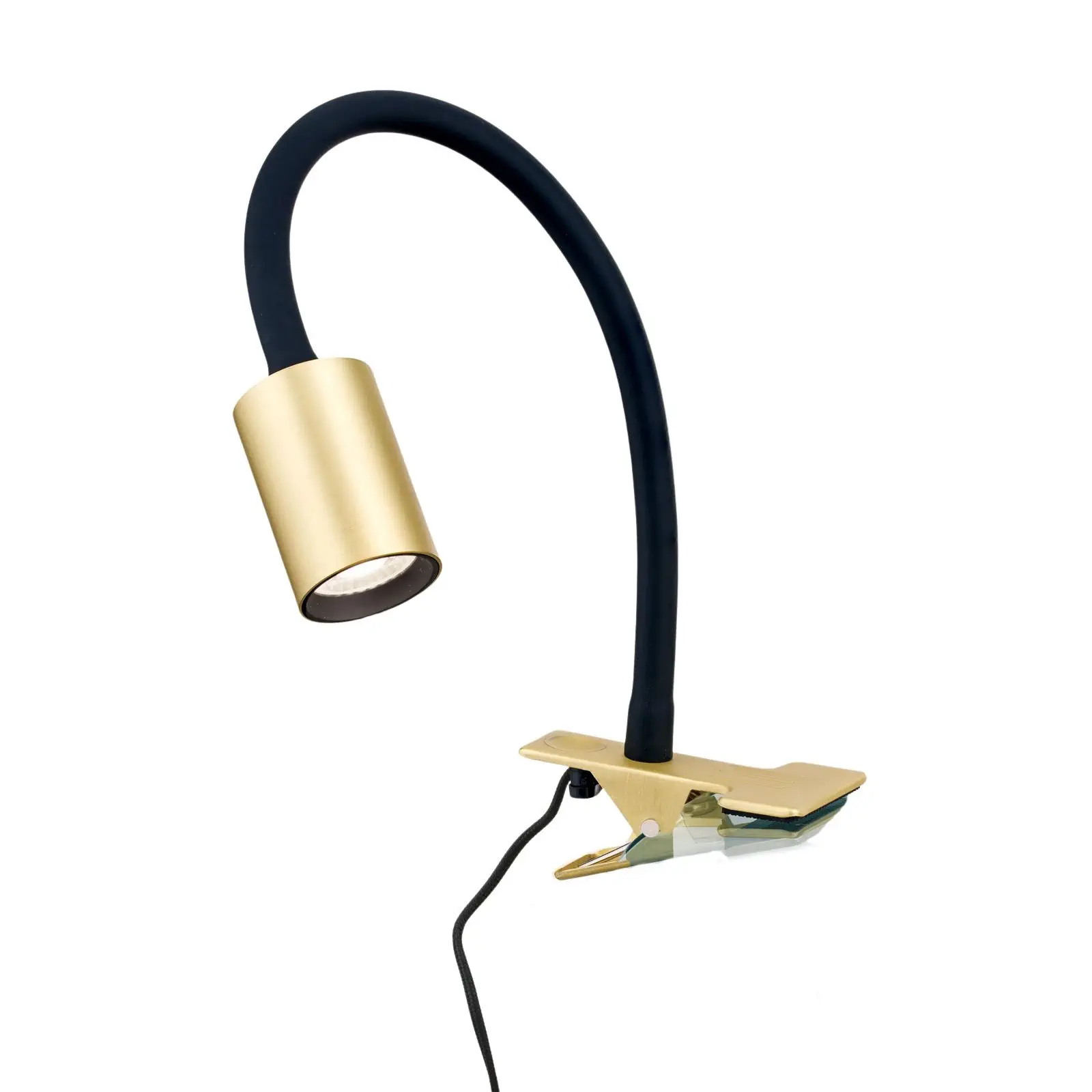 Lampa sa stezaljkom KURT, mesing mat - 8