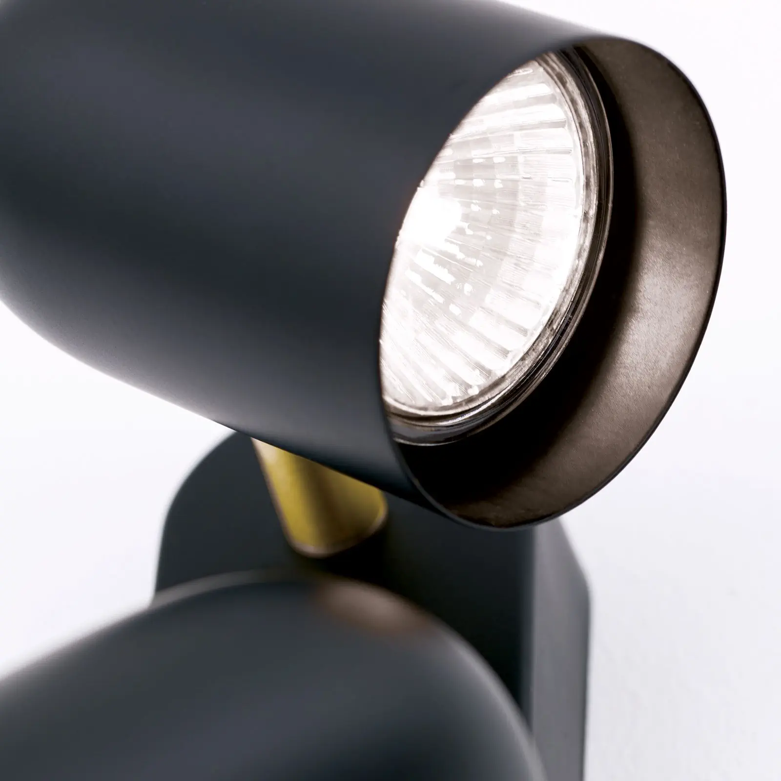 Spot lampa BRADLEY, 3 izvora svetla, crna/mesing - 6