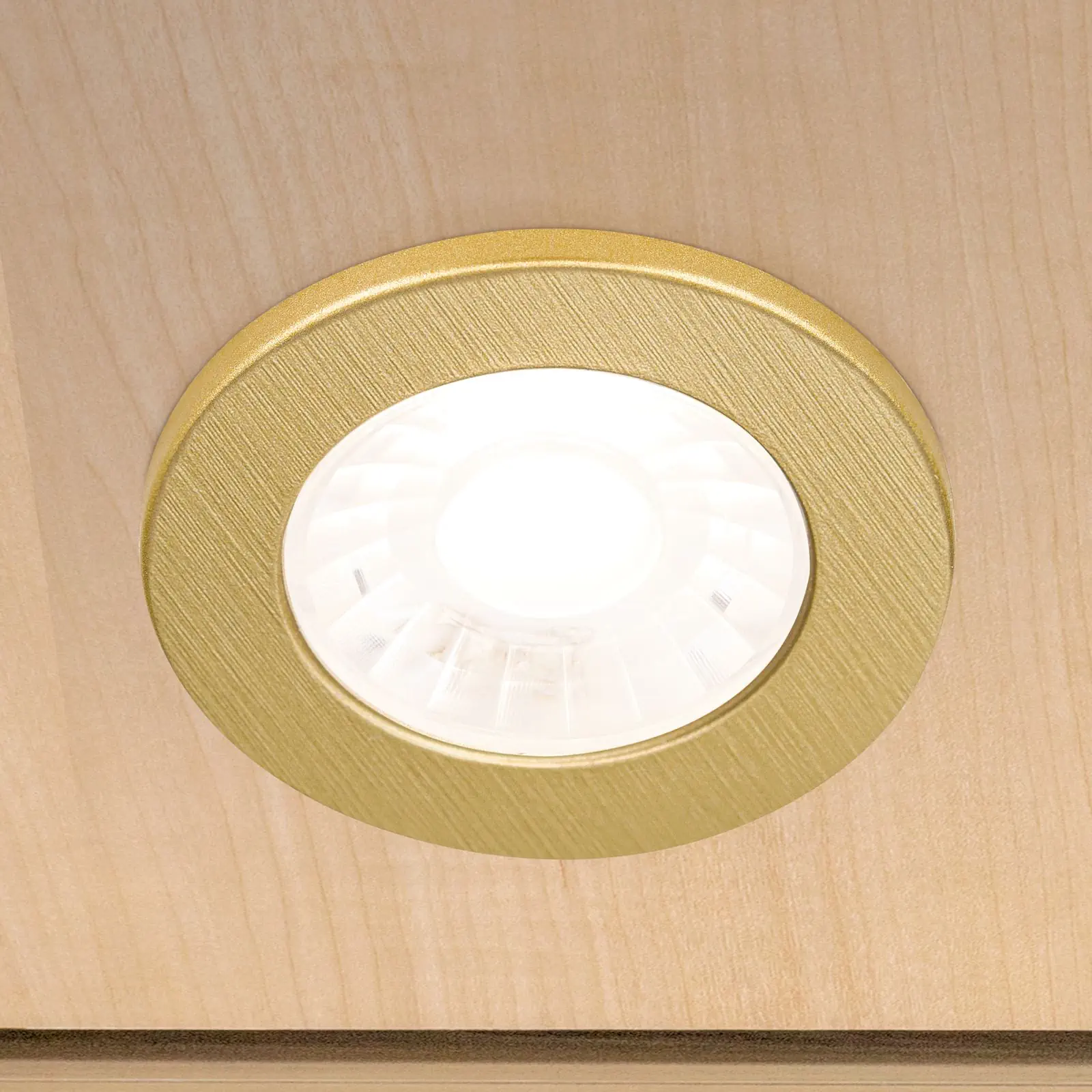 LED ugradna spot lampa ARTIST, 1-izvor svetla, zlatna, set od 3 lampe - 2