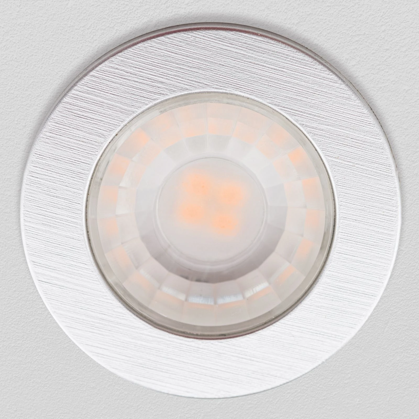 LED ugradna spot lampa ARTIST, sa 1 izvorom svetla, srebrna, set od 3 komada - 6