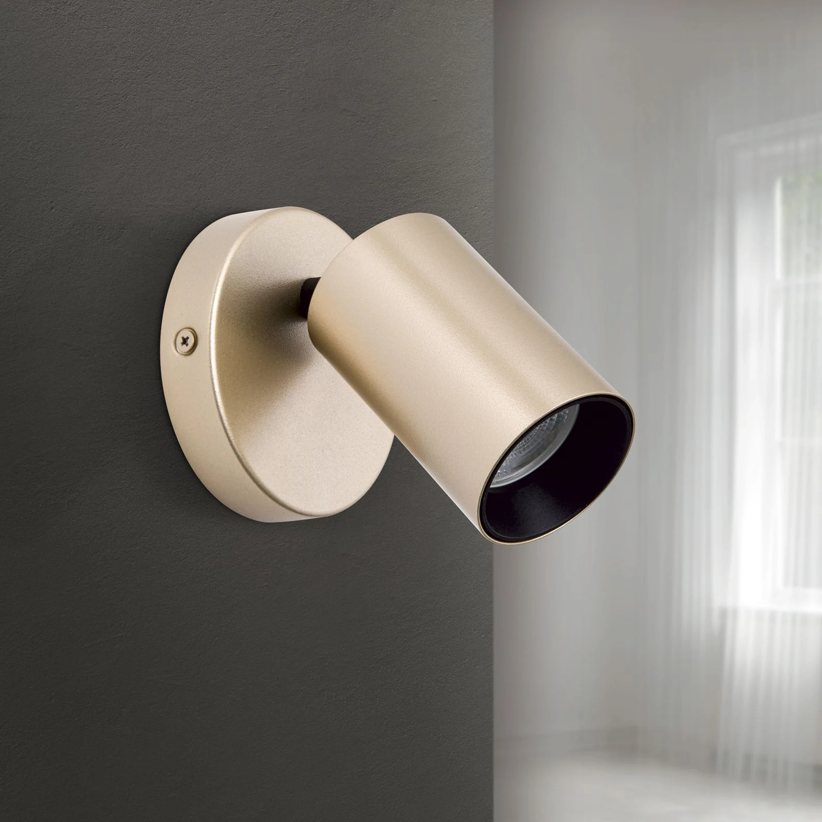 Spot lampa SEAN, 1 izvor svetla, mat zlato - 3