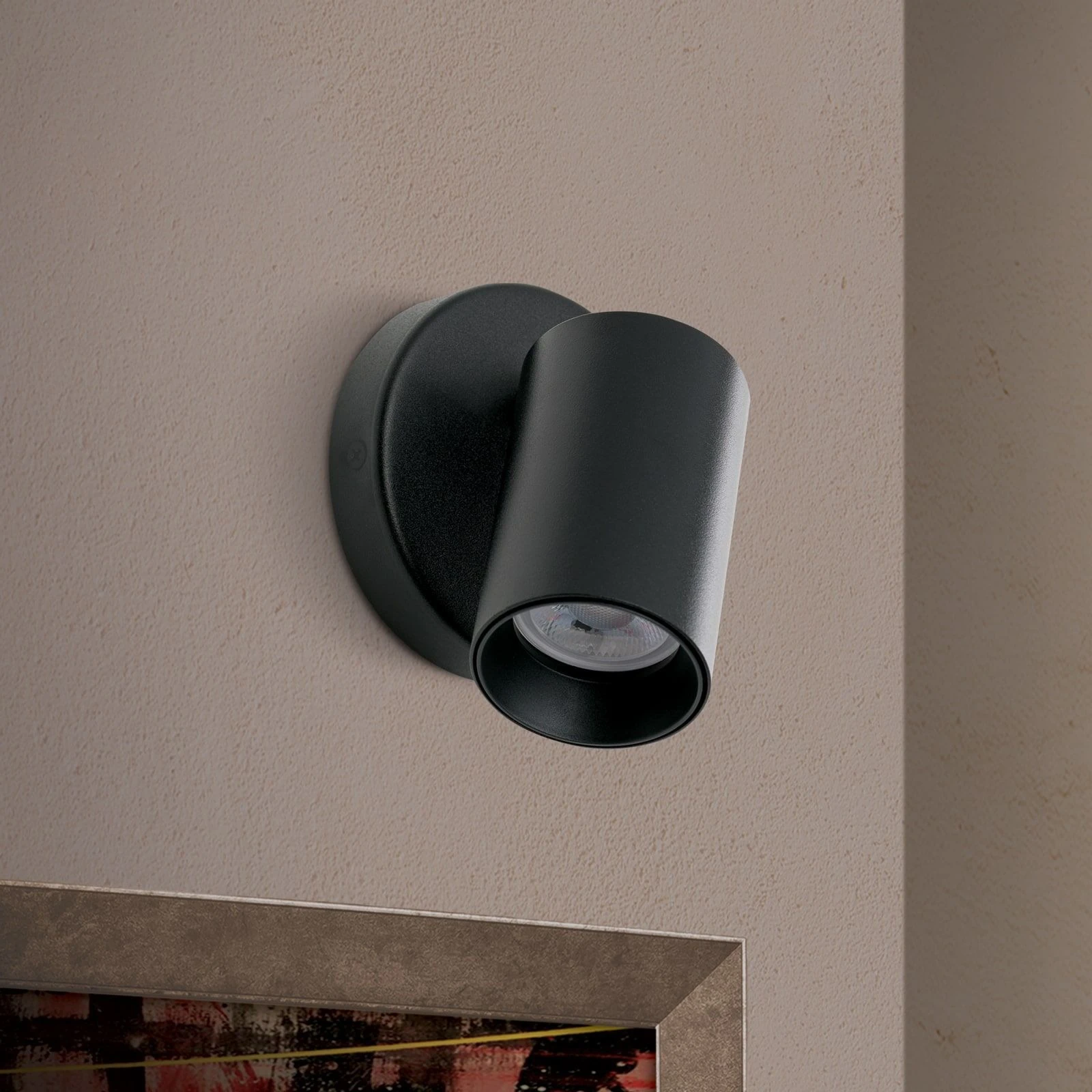 Spot lampa SEAN, 1 izvor svetla, Crna - 3