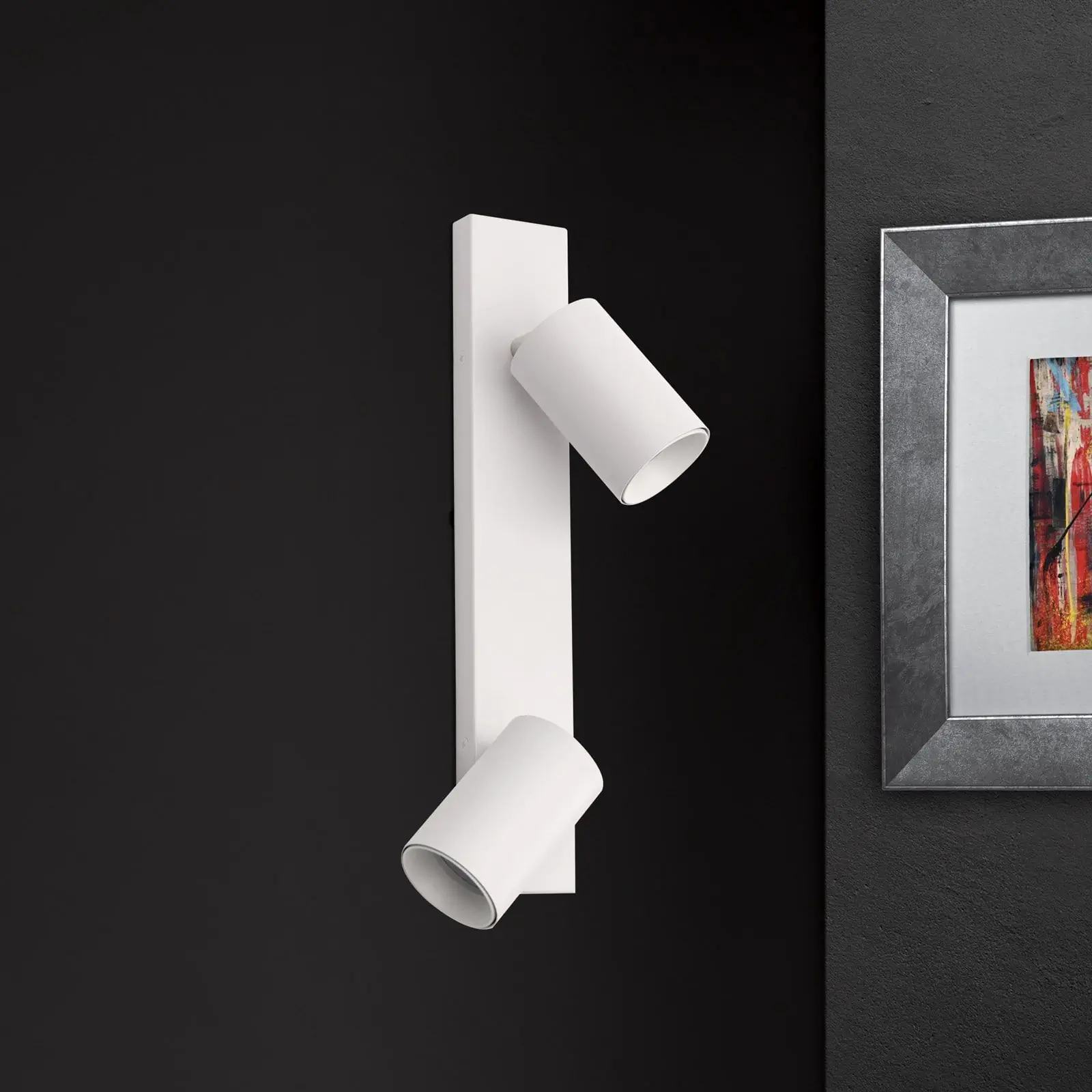 Spot lampa SEAN, 2 izvora svetla, bela - 3