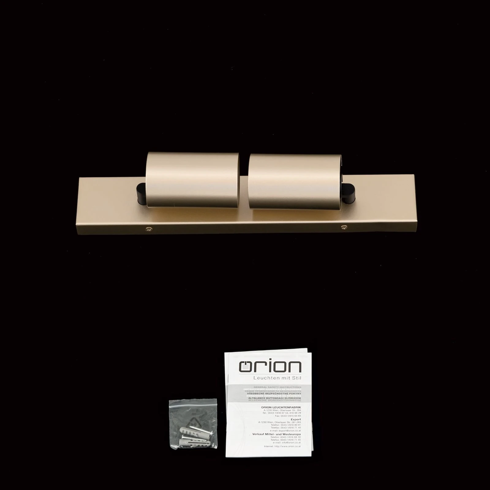 Spot lampa SEAN, 2 izvora svetla, Zlato - 9