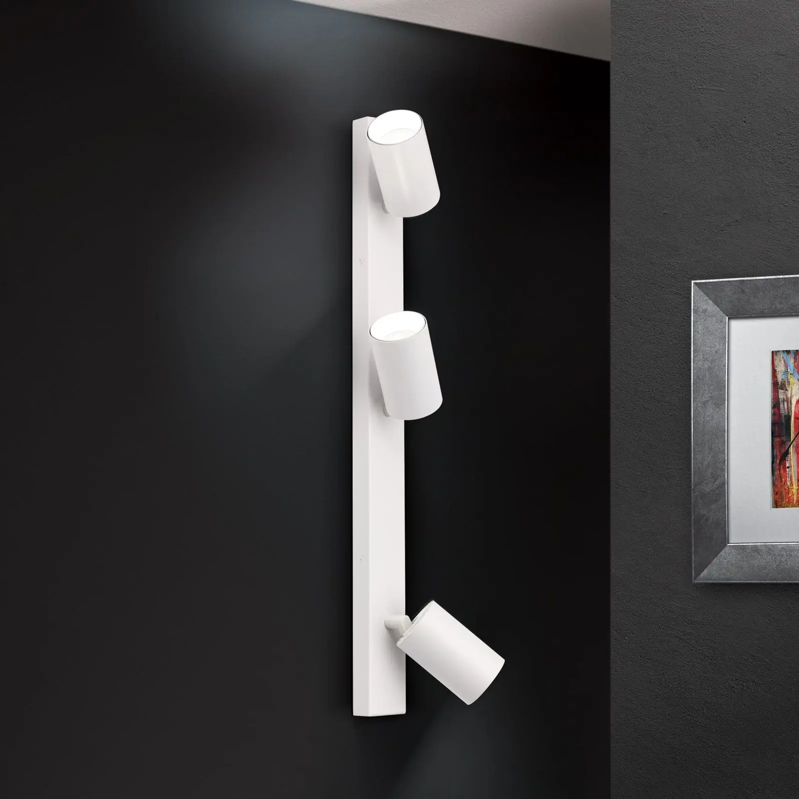 Spot lampa SEAN, 3 izvora svetla, bela