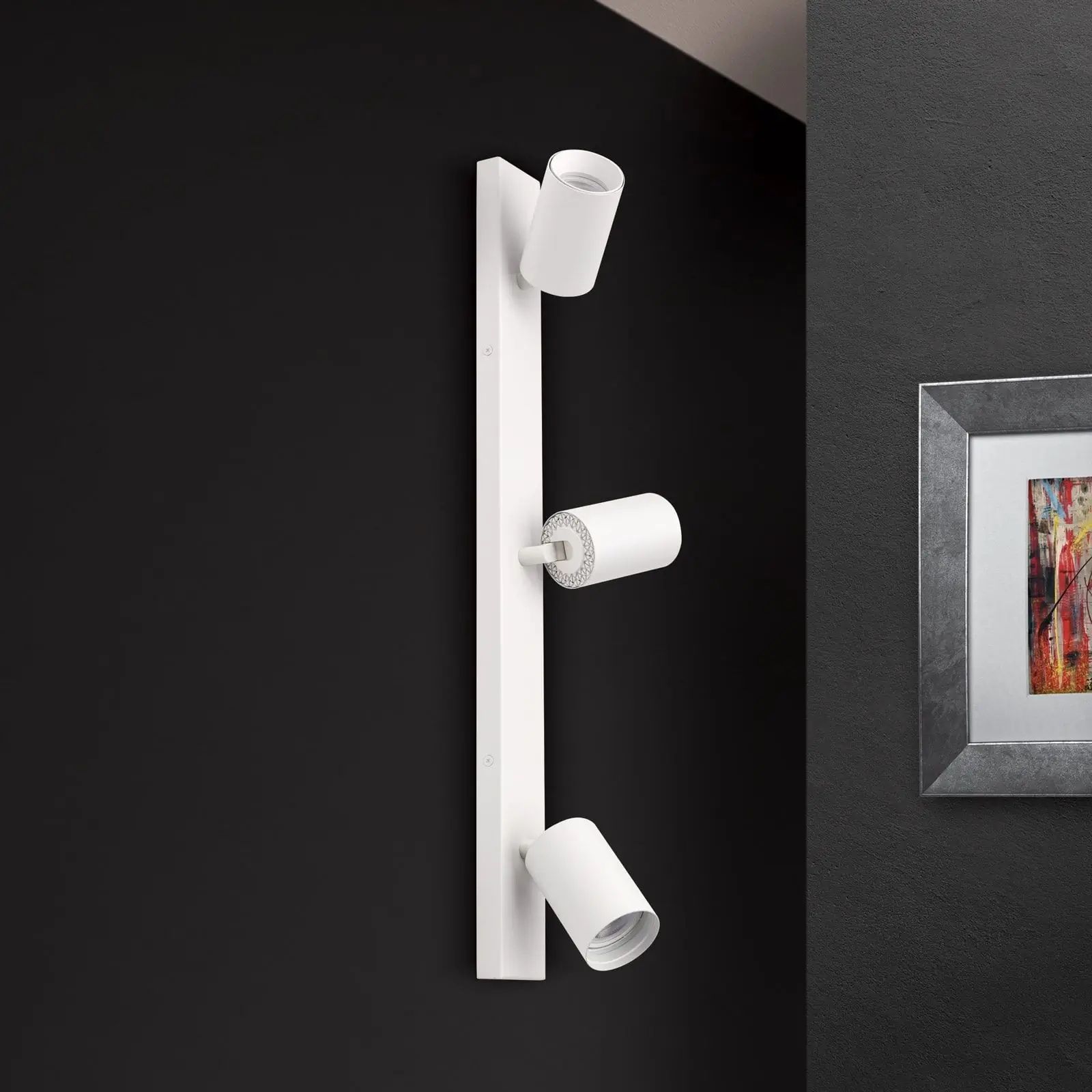 Spot lampa SEAN, 3 izvora svetla, bela - 3