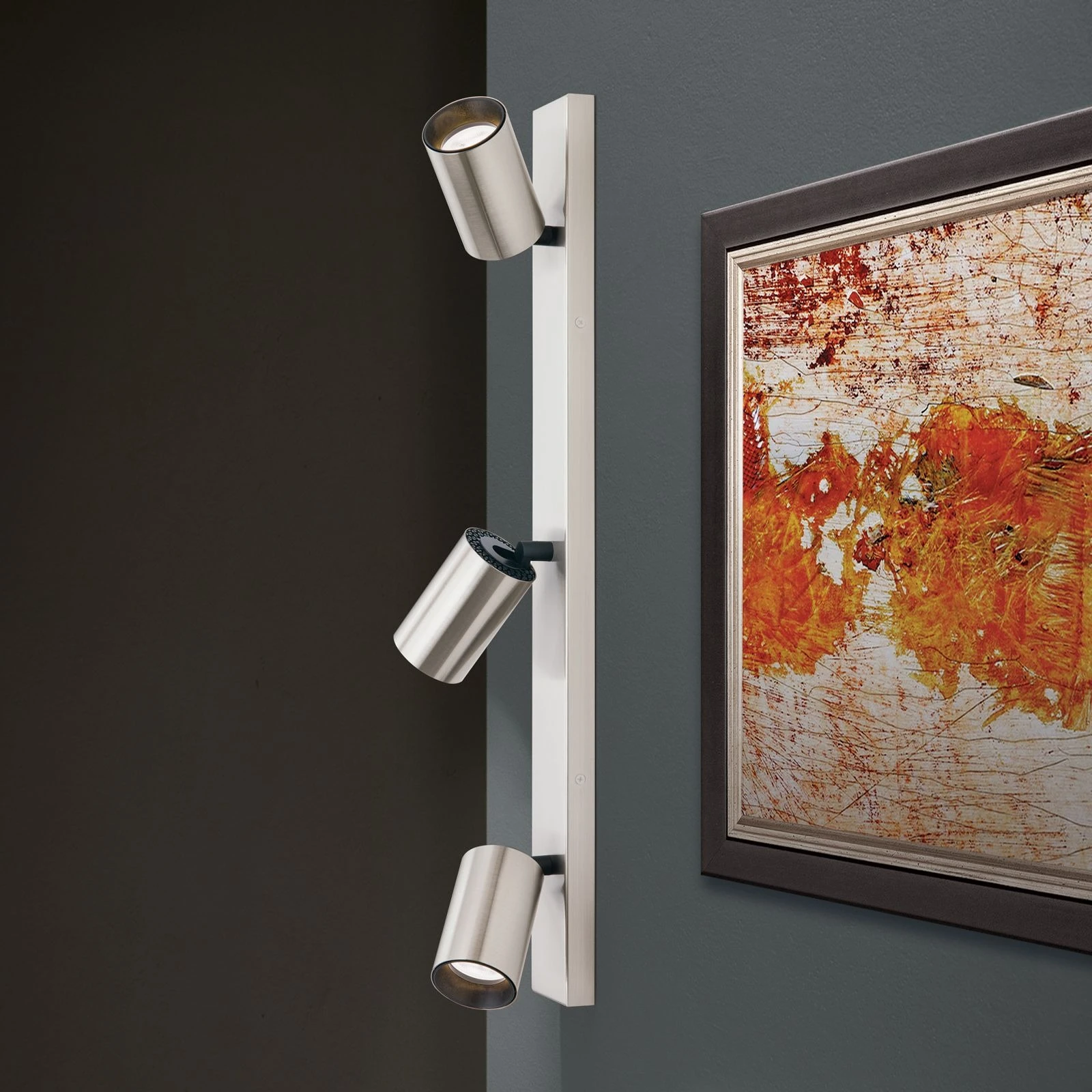 Spot lampa SEAN, 3 izvora svetla, Saten - 2