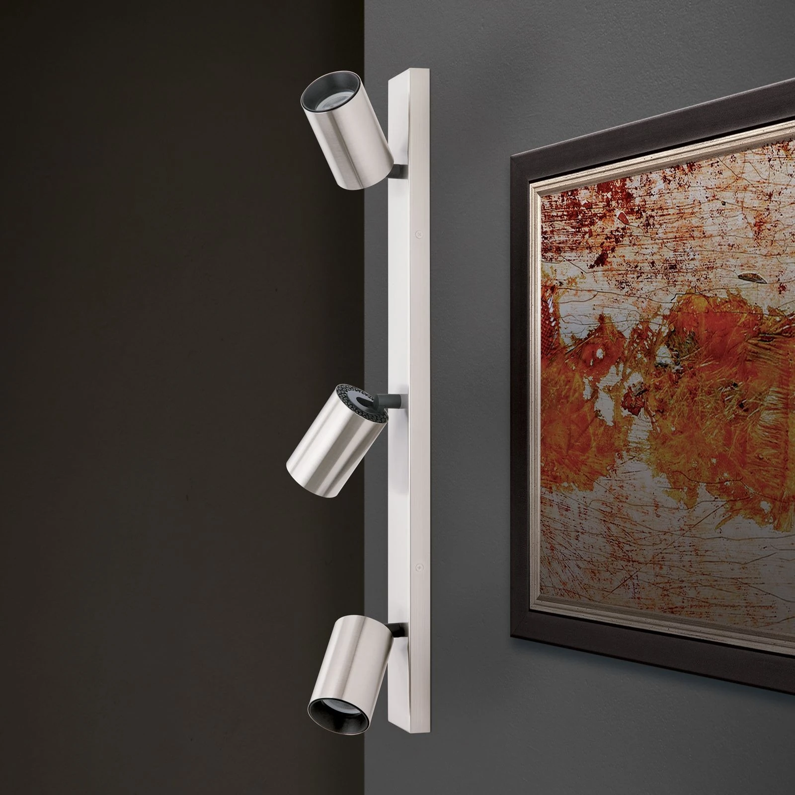 Spot lampa SEAN, 3 izvora svetla, Saten - 3