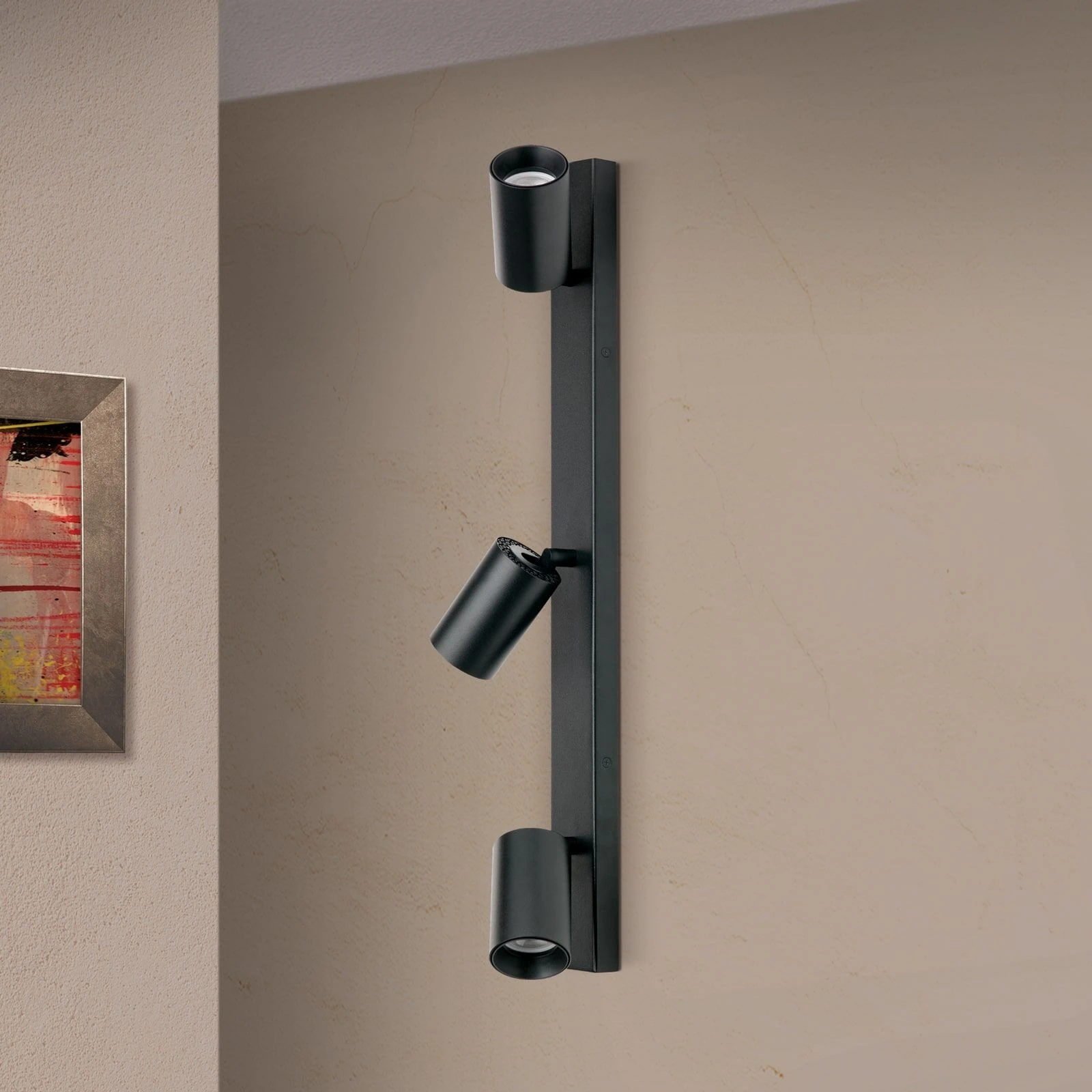 Spot lampa SEAN, 3 izvora svetla, Crna - 3