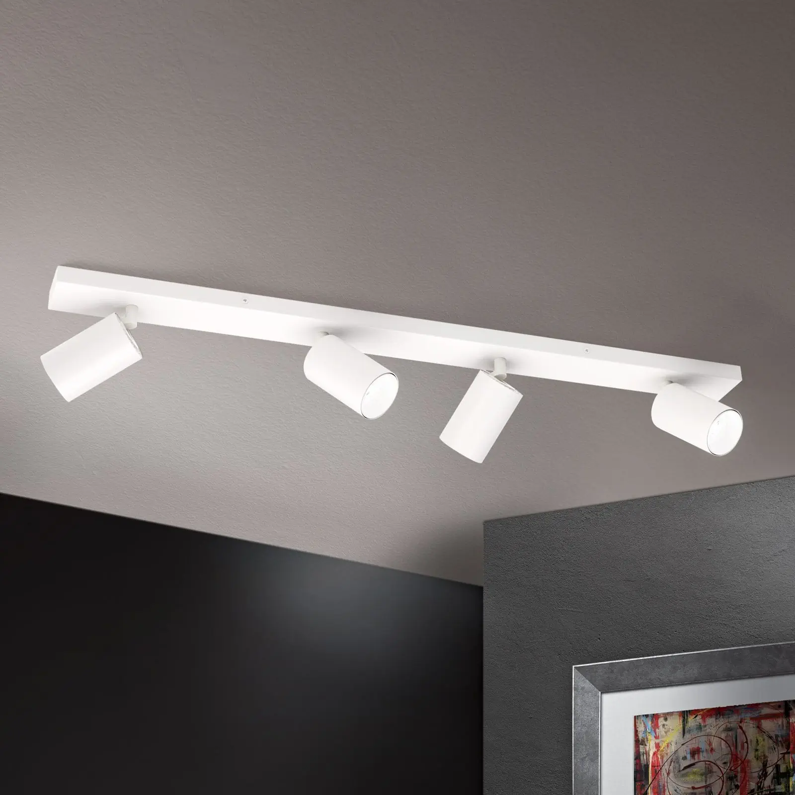 Spot lampa SEAN, 4 izvora svetla, bela - 2