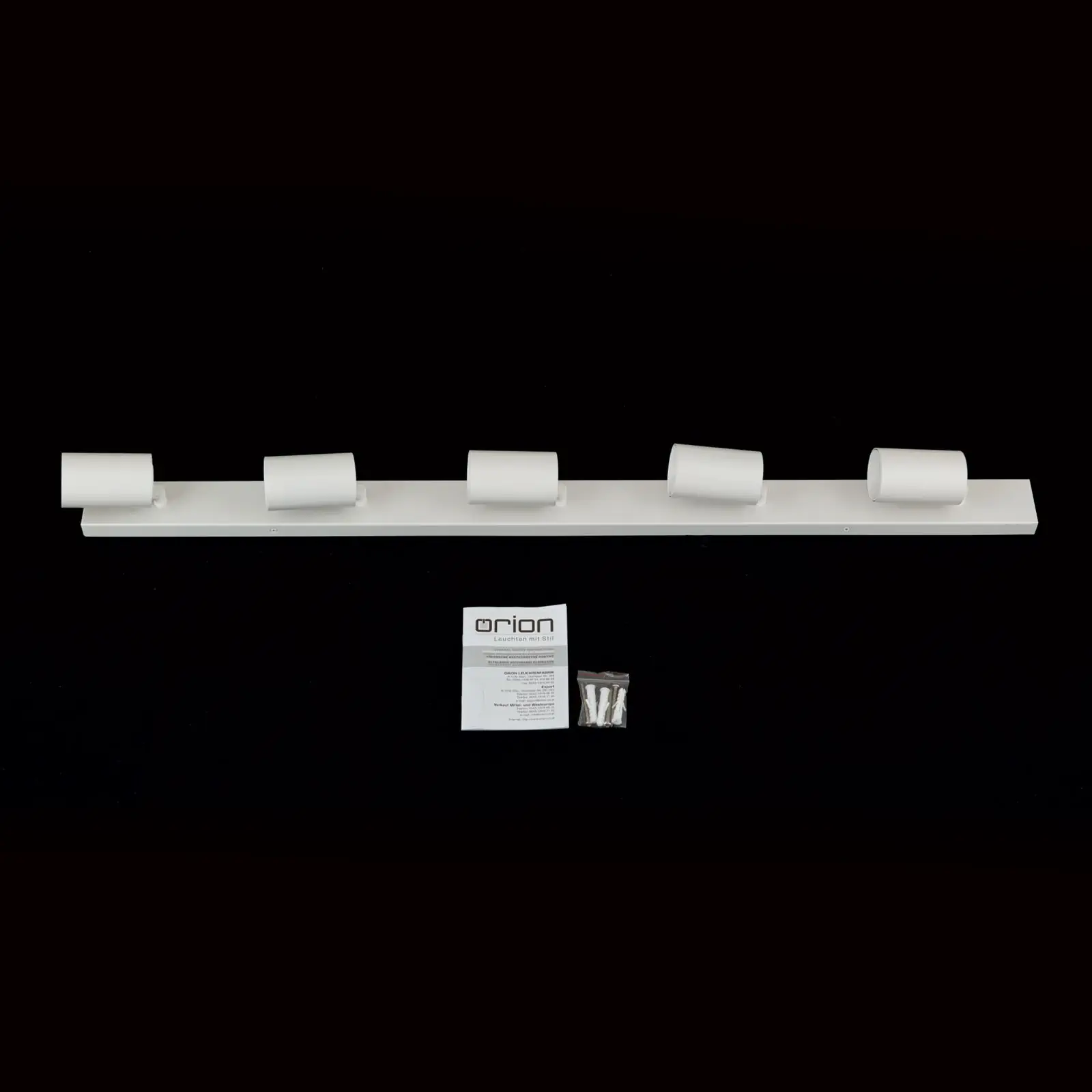 Spot lampa SEAN, 5 izvora svetla, bela - 8