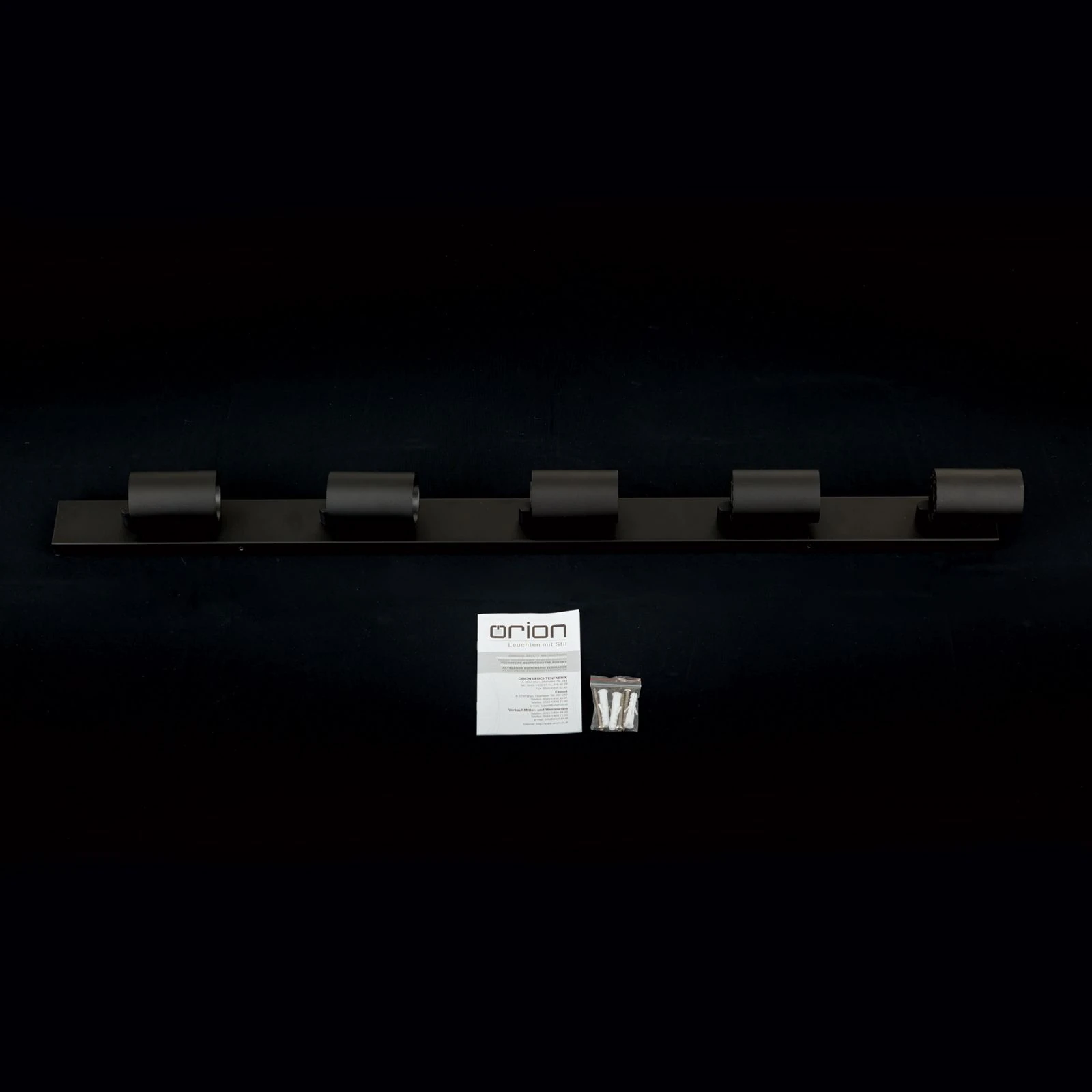 Spot lampa SEAN, 5 izvora svetla, Crna - 8