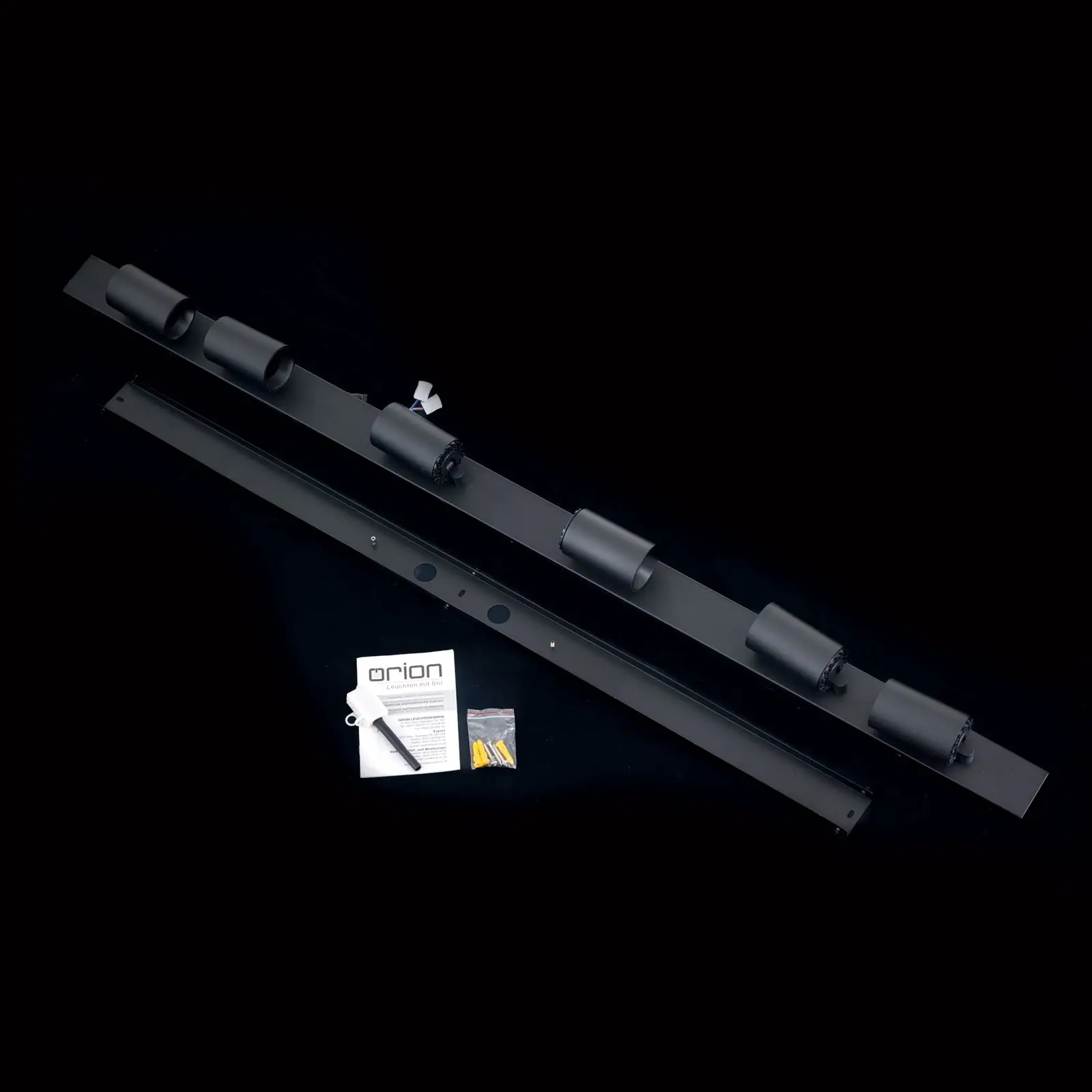 Spot lampa SEAN, 6 izvora svetla, crna - 9