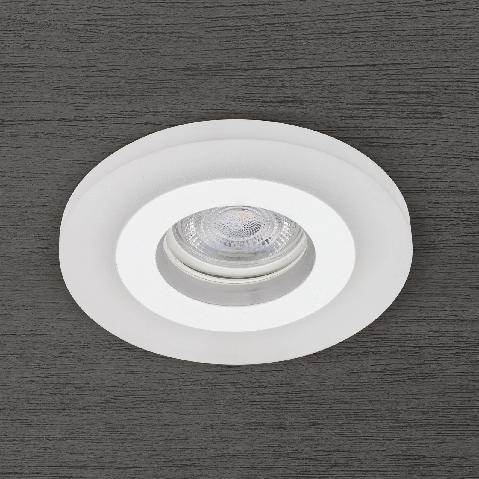 Ugradna spot lampa GLOW sa prstenom od akrilnog stakla, Ø 11 cm, bela - 3