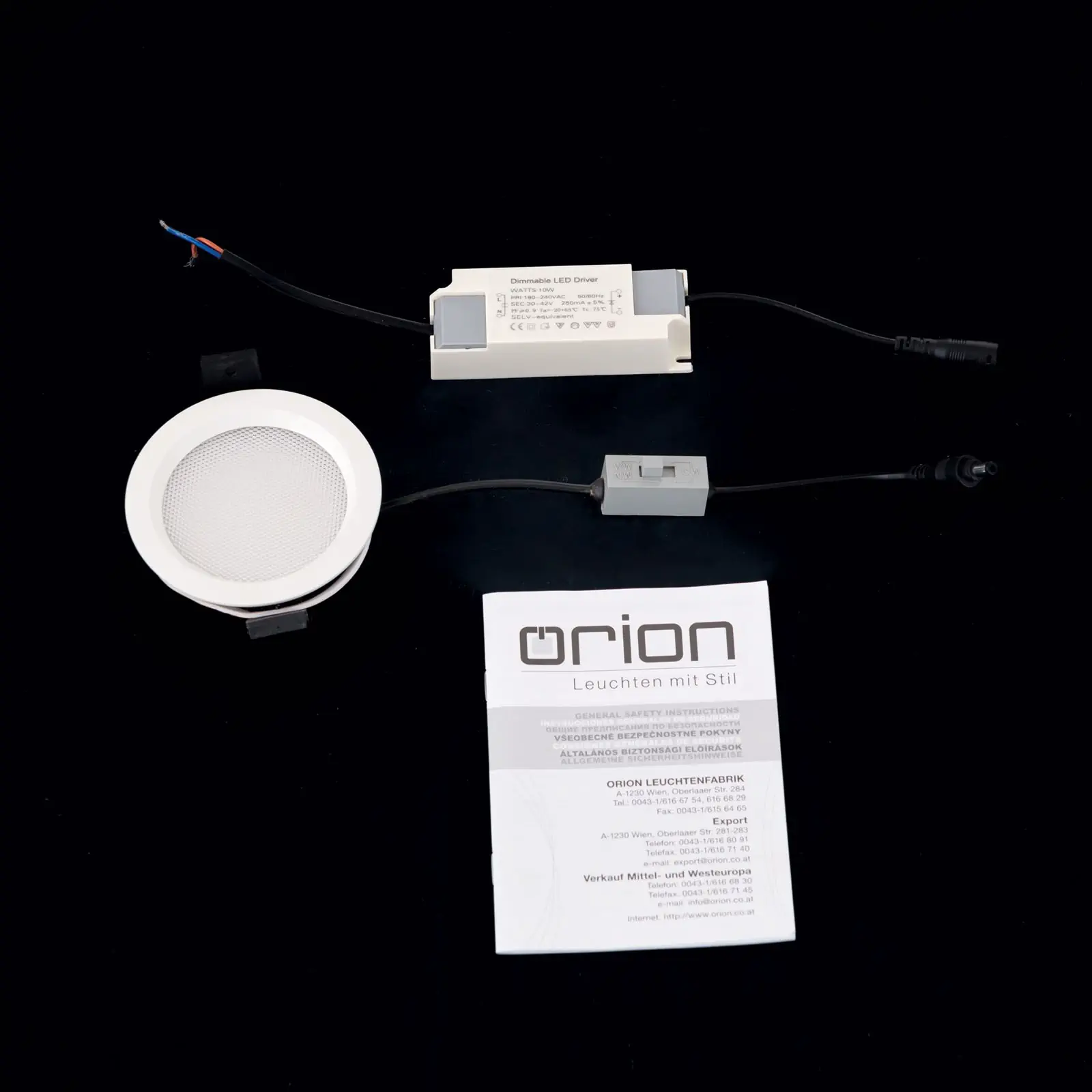 Ugradna spot lampa OFFICE, bela, Ø 9,5 cm - 8