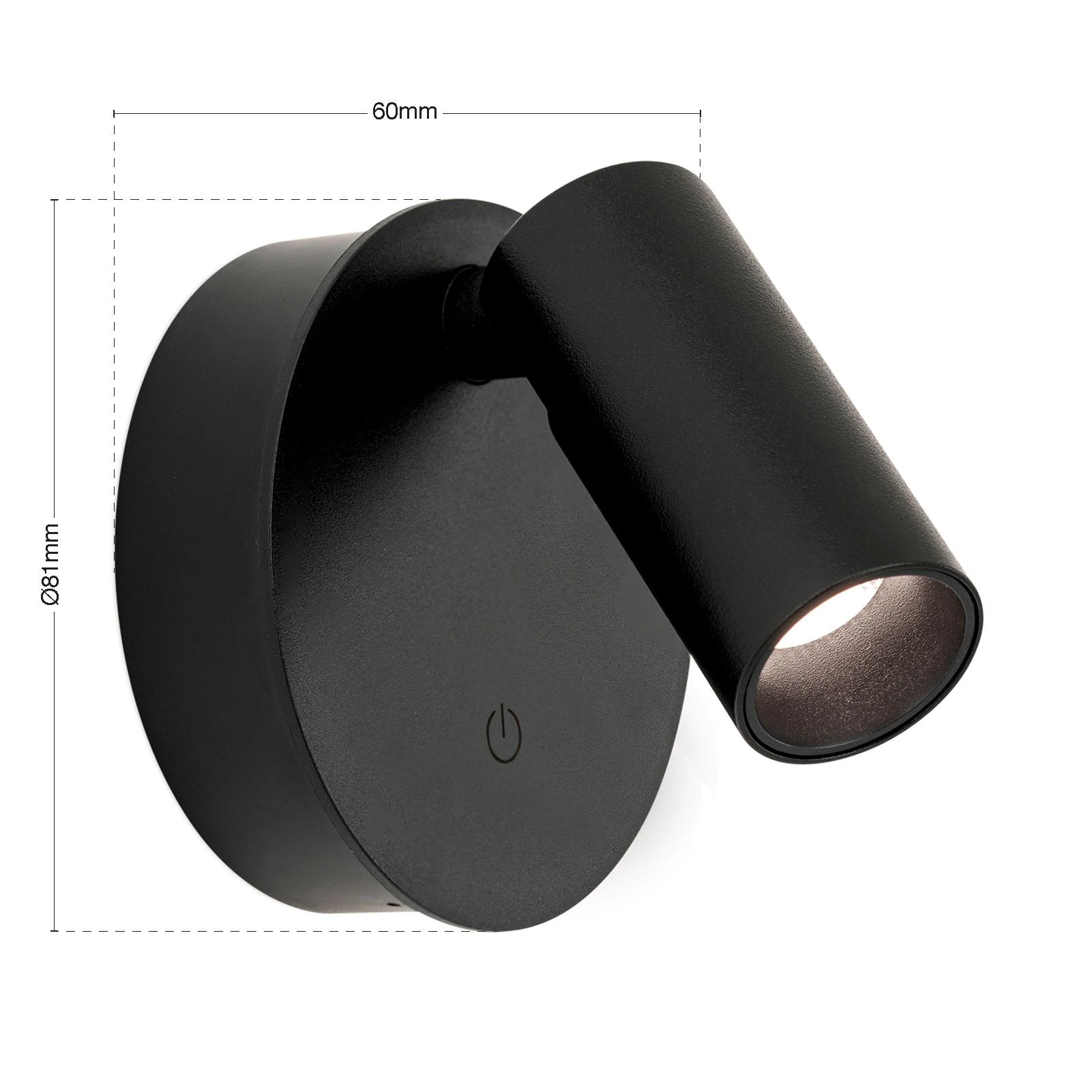 LED punjiva lampa LUXY, crna - 7