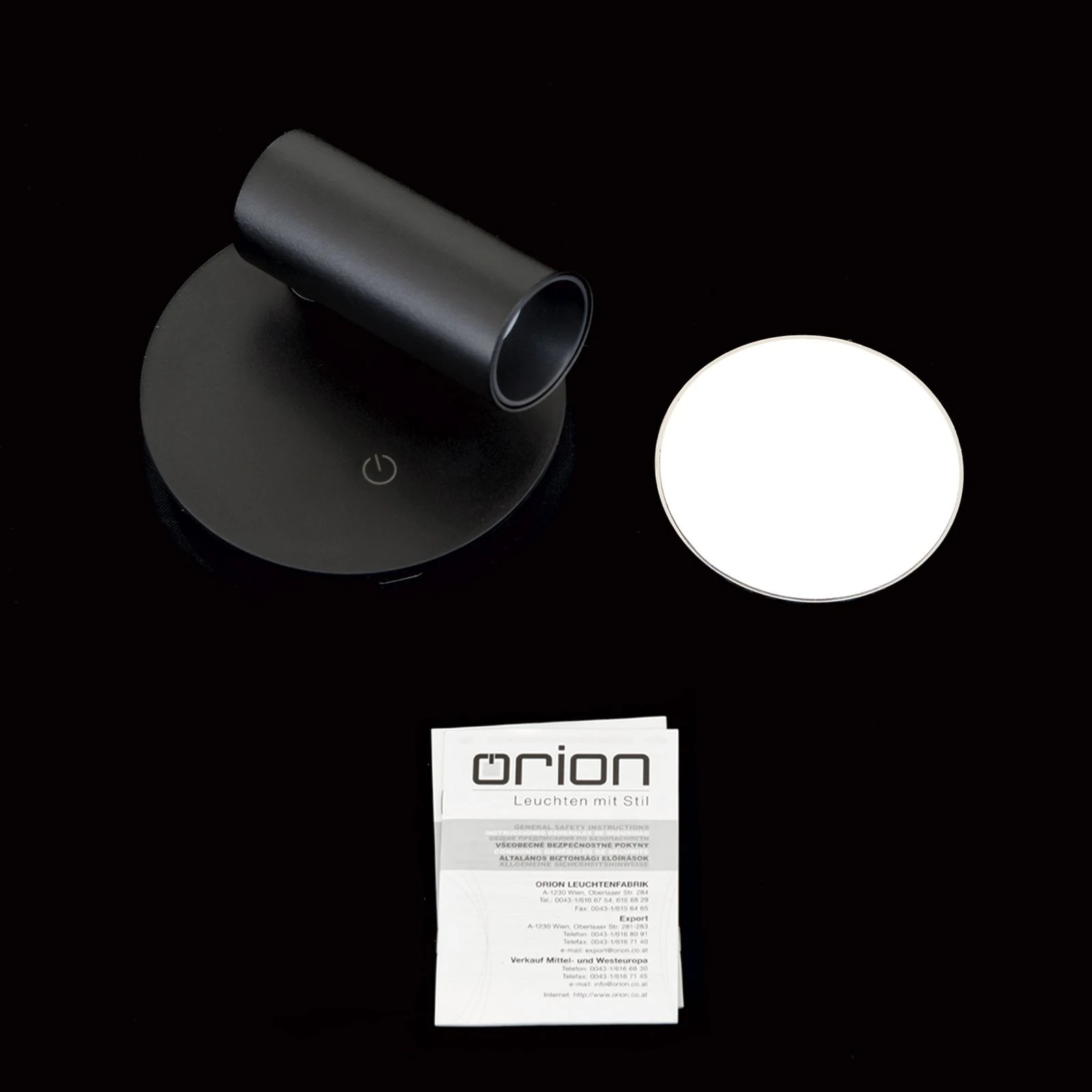 LED punjiva lampa LUXY, crna - 8