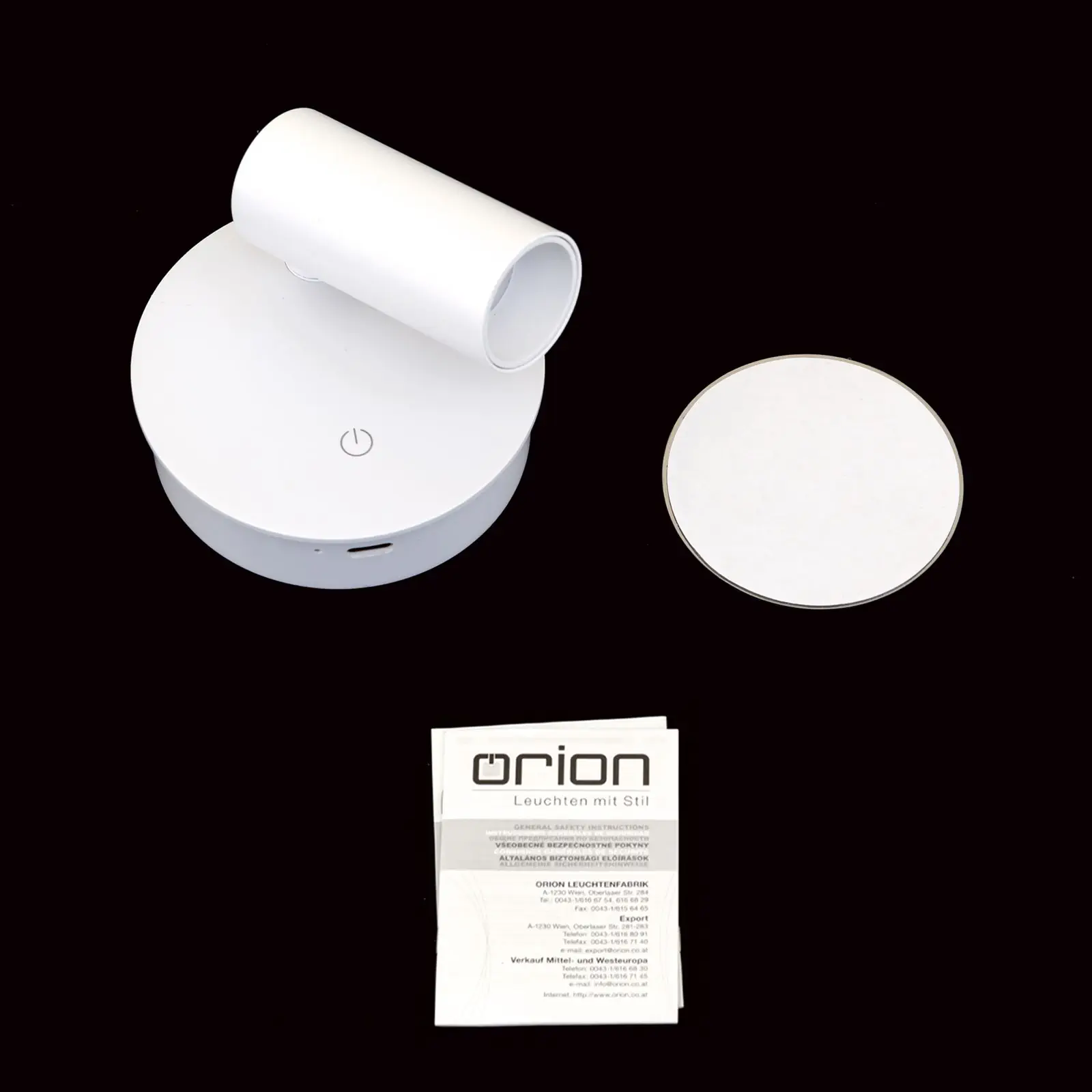 LED punjiva lampa LUXY, bela - 8