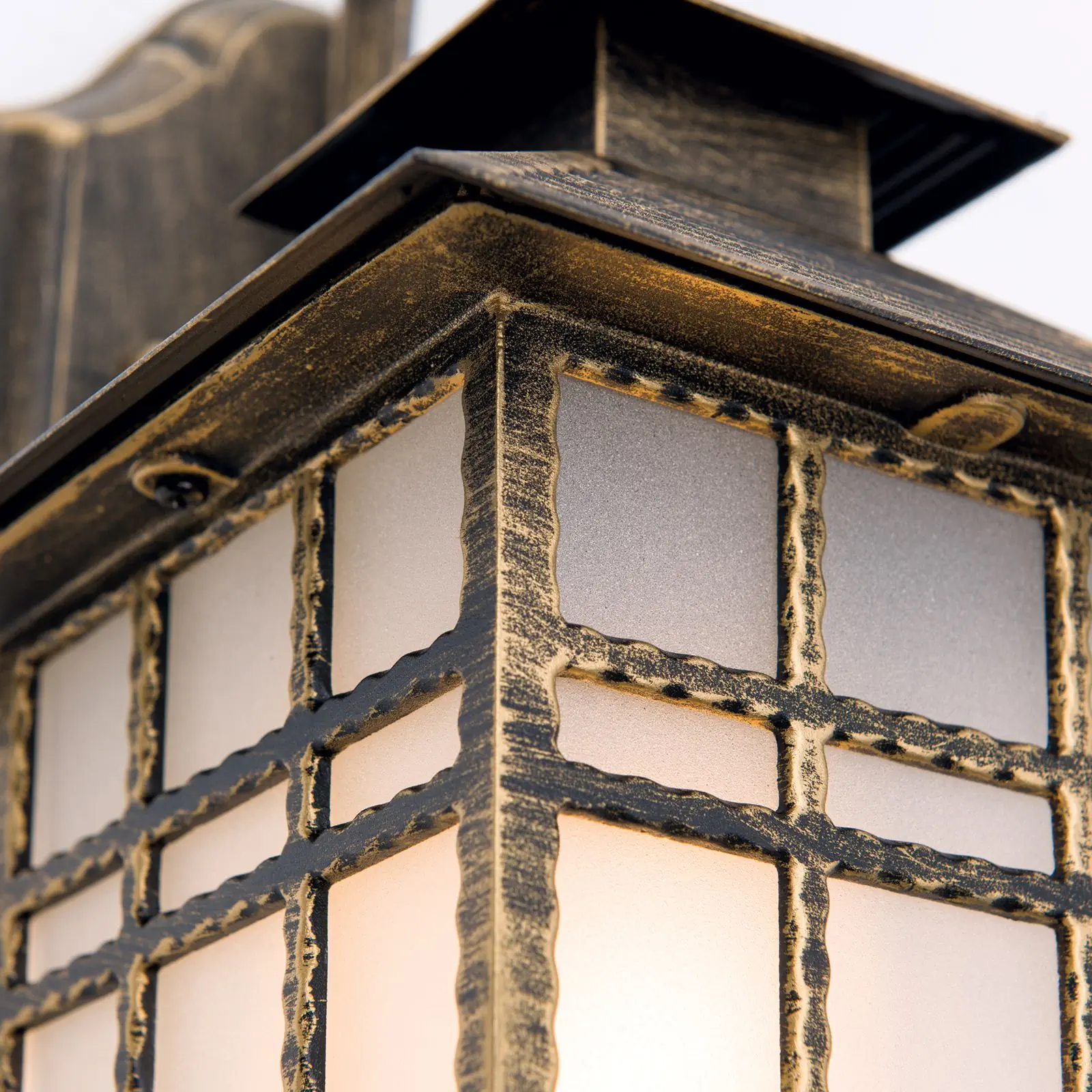 Spoljašnja zidna lampa KIKO, patina - 5