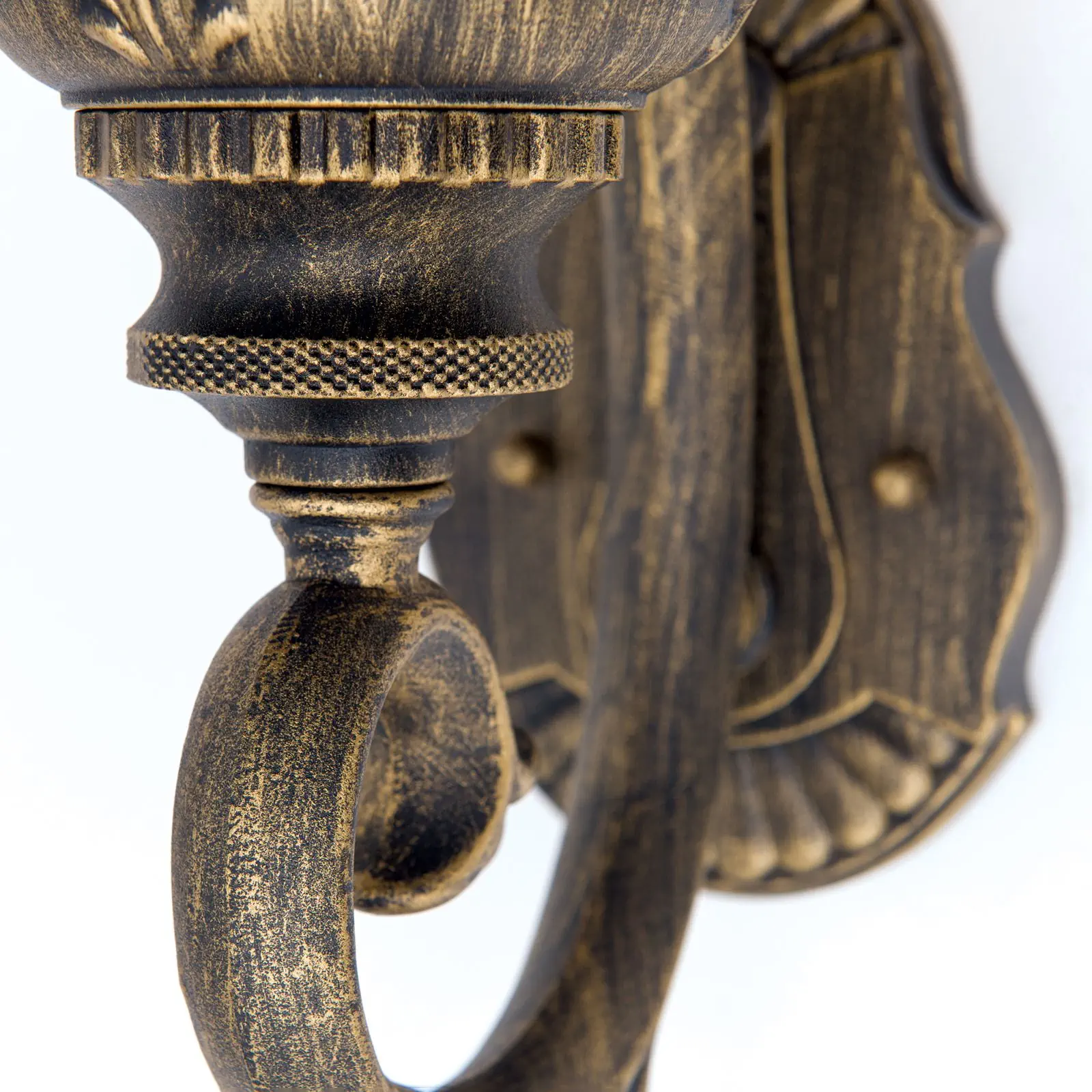 Spoljašnja zidna lampa AUGUST, patina, usmerena nagore - 3