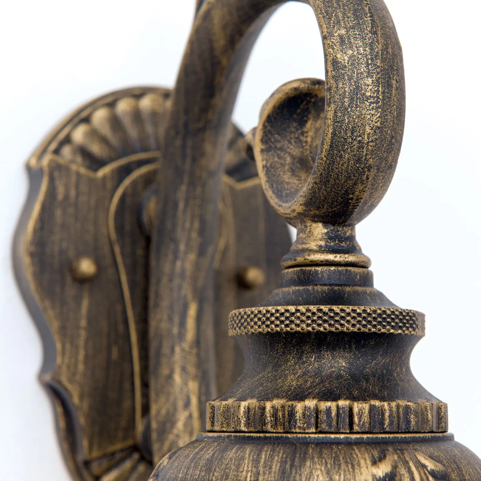 Spoljašnja zidna lampa AUGUST, antik završna obrada, usmerena nadole - 5