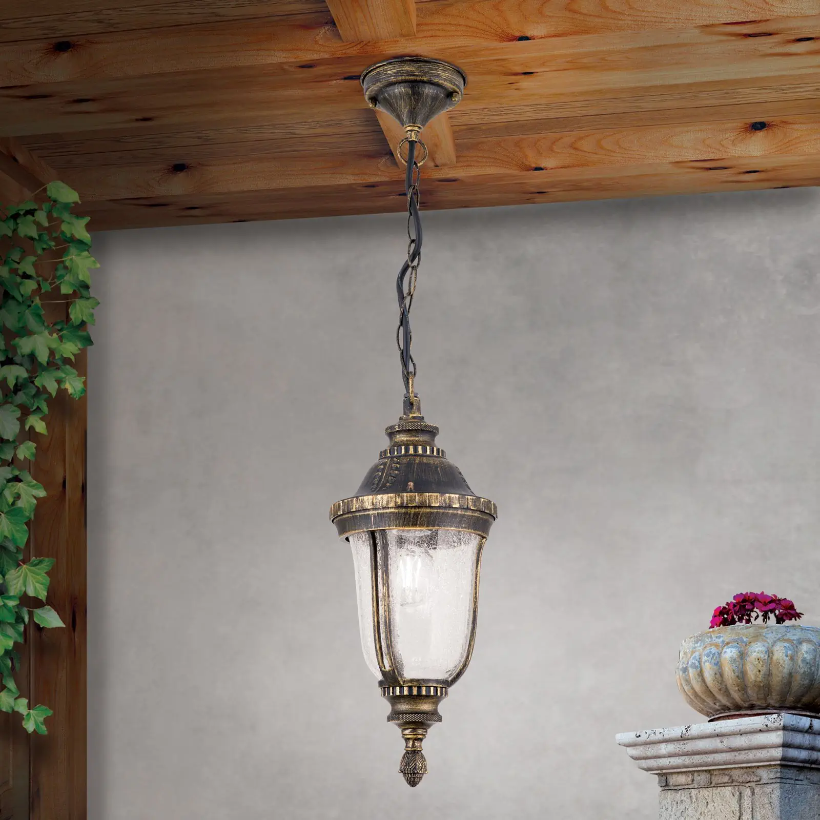 Plafonska lampa za spoljašnju upotrebu AUGUST, patina