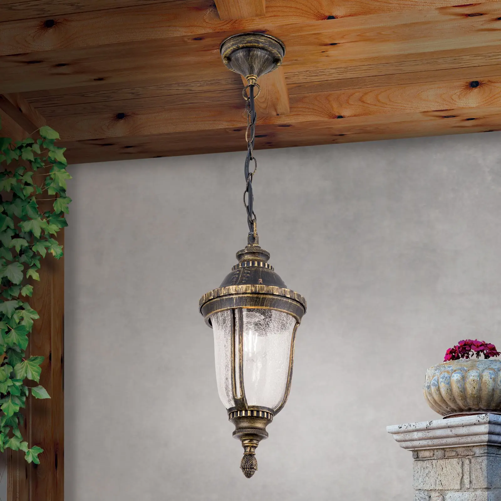 Plafonska lampa za spoljašnju upotrebu AUGUST, patina - 2