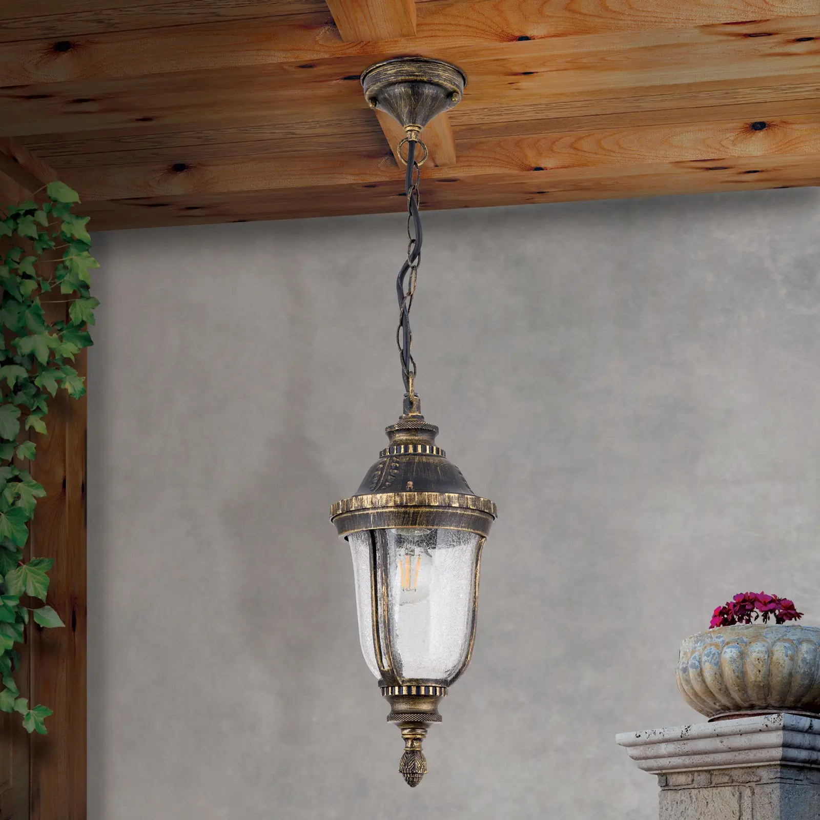 Plafonska lampa za spoljašnju upotrebu AUGUST, patina - 3