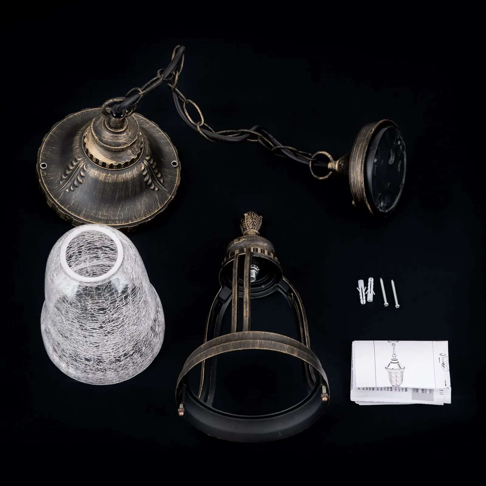 Plafonska lampa za spoljašnju upotrebu AUGUST, patina - 8