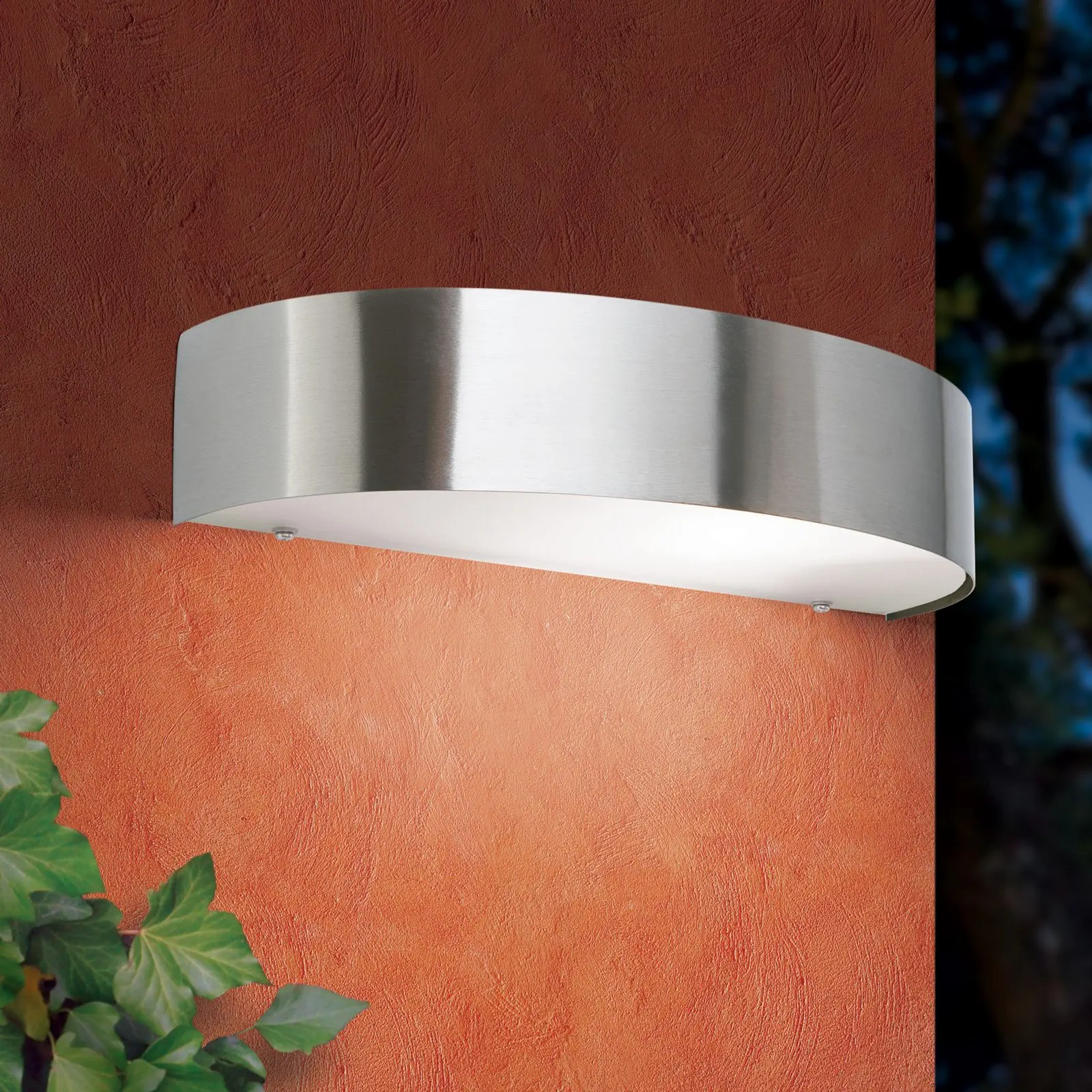 BOGA spoljašnja lampa od nerđajućeg čelika, okrugla