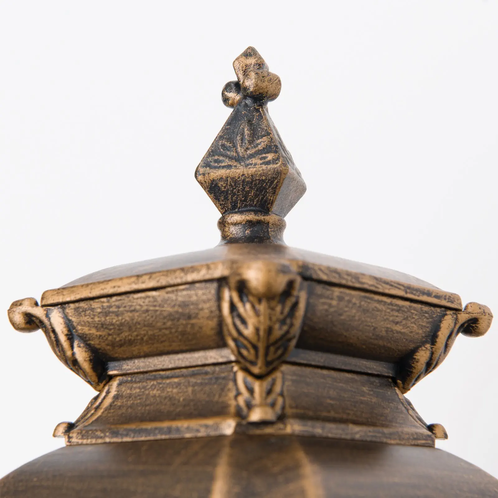 Spoljašnja zidna lampa AIKO, patina, usmerena nagore - 5