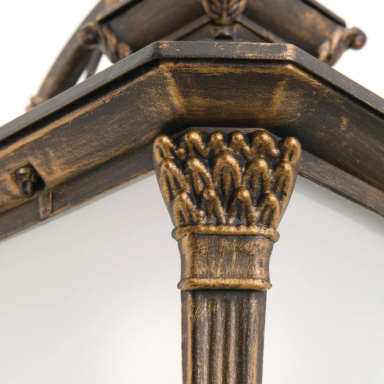 Spoljašnja zidna lampa AIKO, patina, usmerena nadole - 6