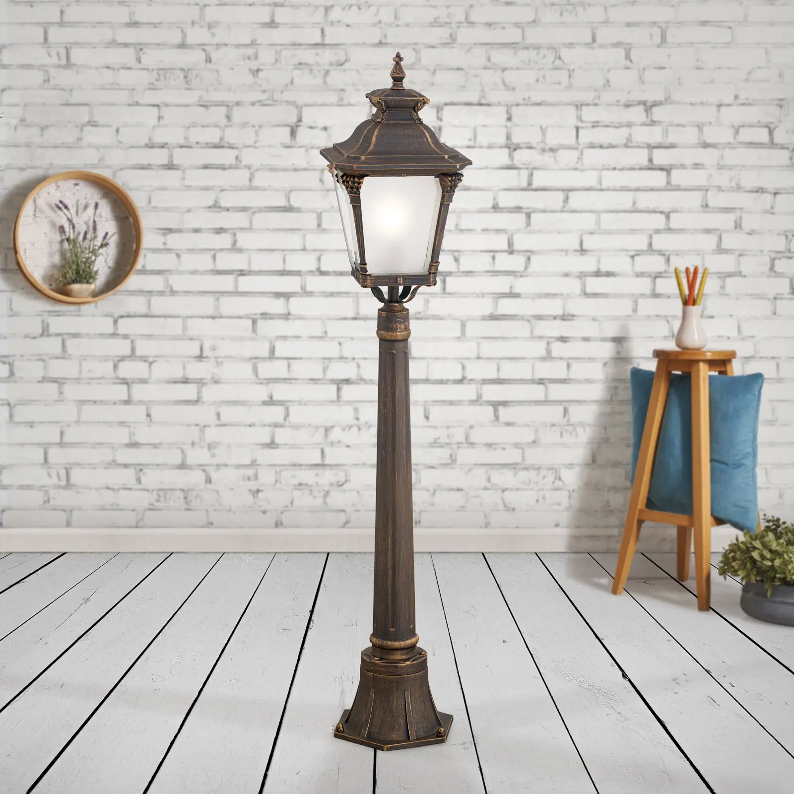 Spoljašnja lampa AIKO, patina, H115 cm - 2