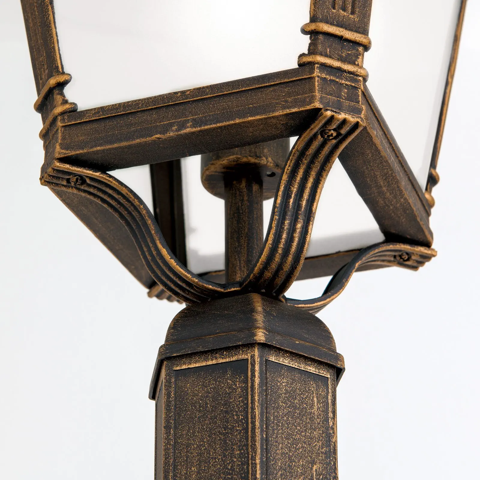 Spoljašnja stubna lampa AIKO, patina, H240 cm - 6