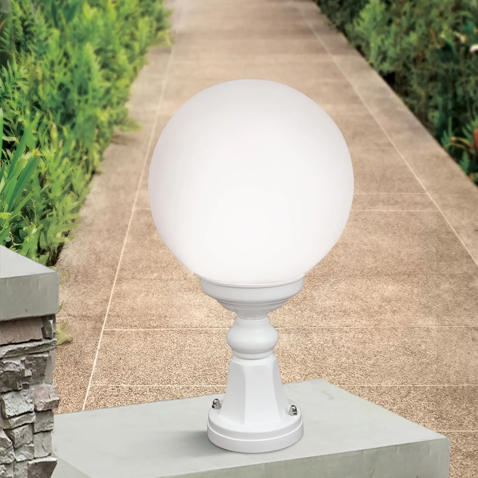 Spoljašnja stazna lampa REIKA, bela, H44 cm - 2