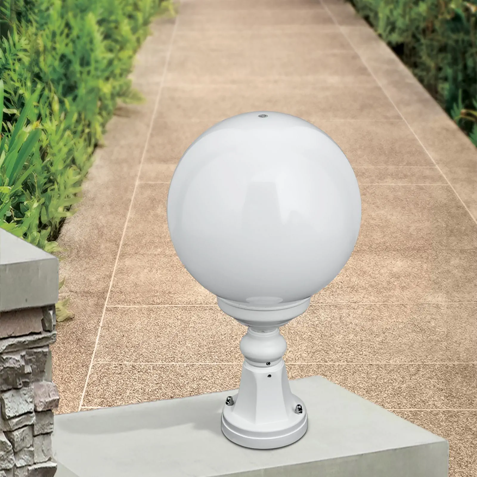 Spoljašnja stazna lampa REIKA, bela, H44 cm - 4