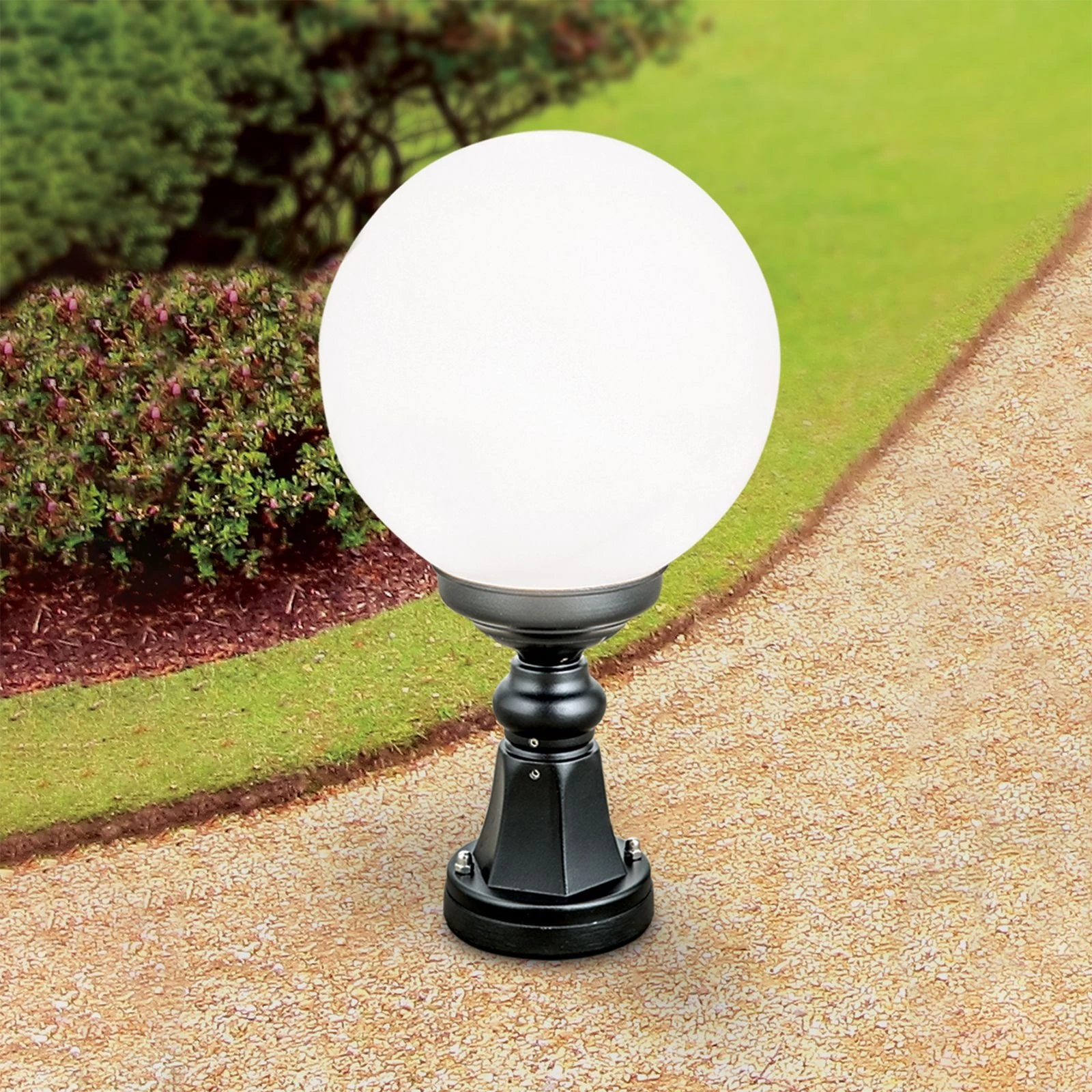 Spoljašnja stazna lampa REIKA, crna, H44cm - 2