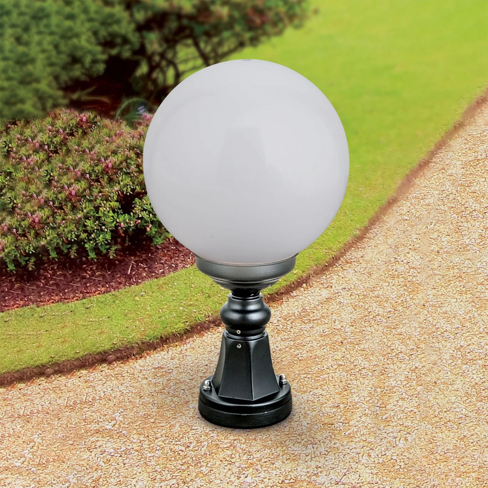 Spoljašnja stazna lampa REIKA, crna, H44cm - 4