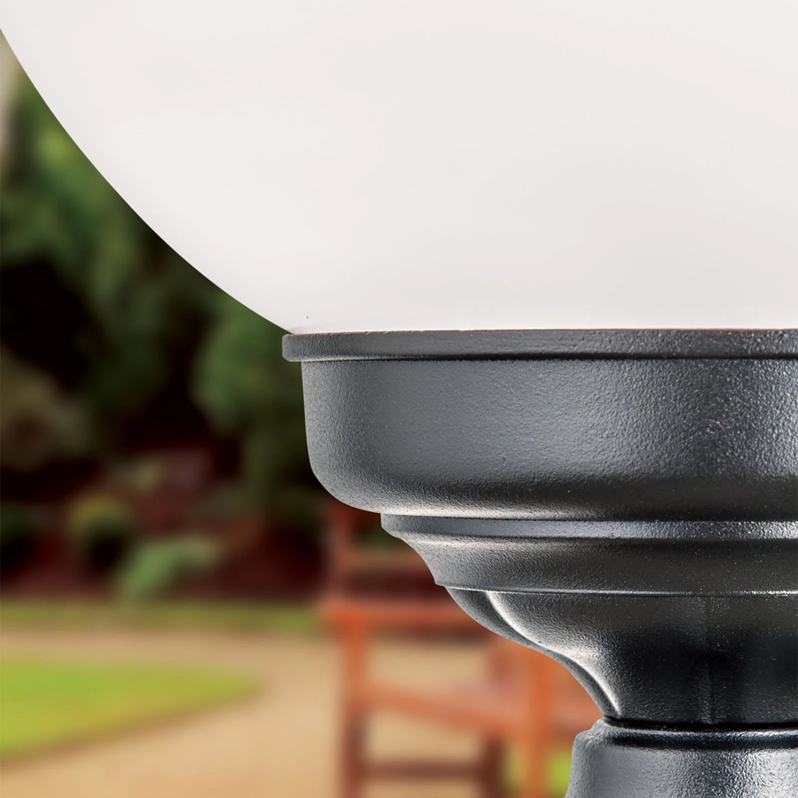 Spoljašnja stazna lampa REIKA, crna, H110cm - 6