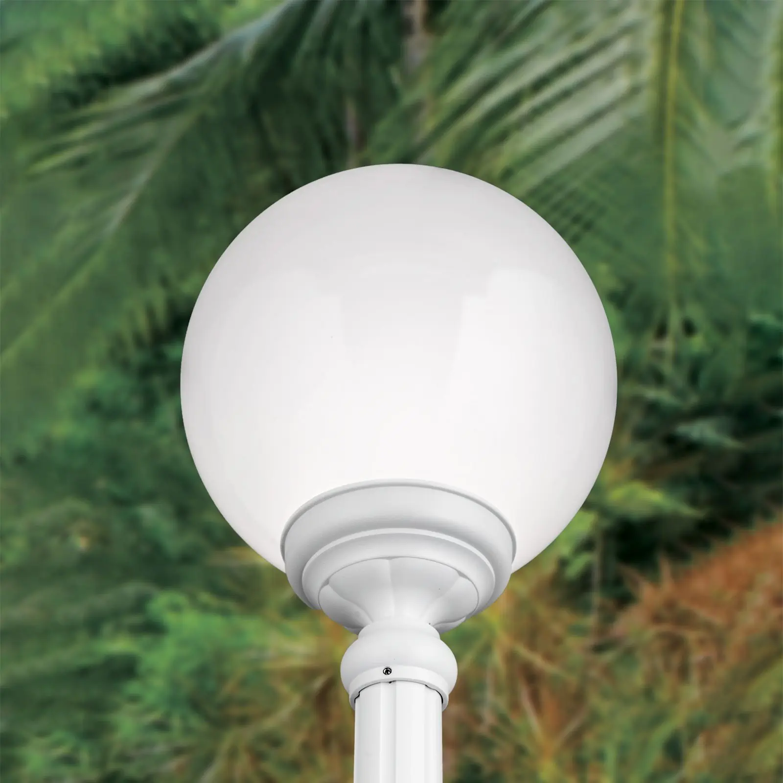 Spoljašnja stubna lampa REIKA, bela, H250 cm - 6