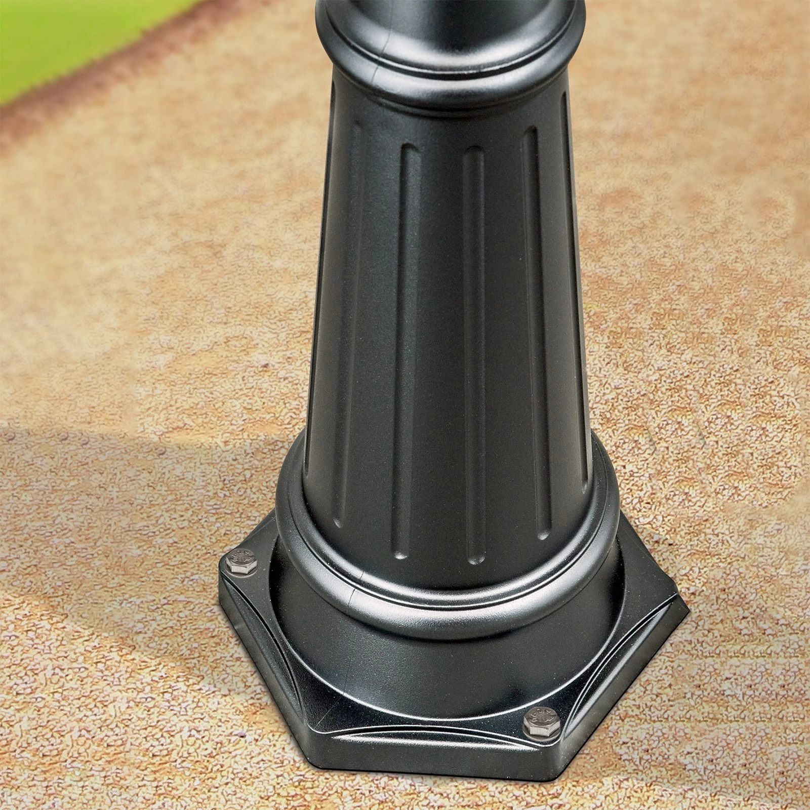 Spoljašnja stubna lampa REIKA, crna, H250cm - 6