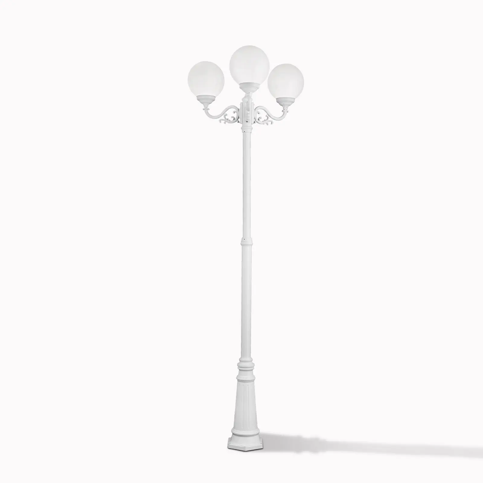 Spoljašnja stubna lampa REIKA, bela, H256 cm - 5