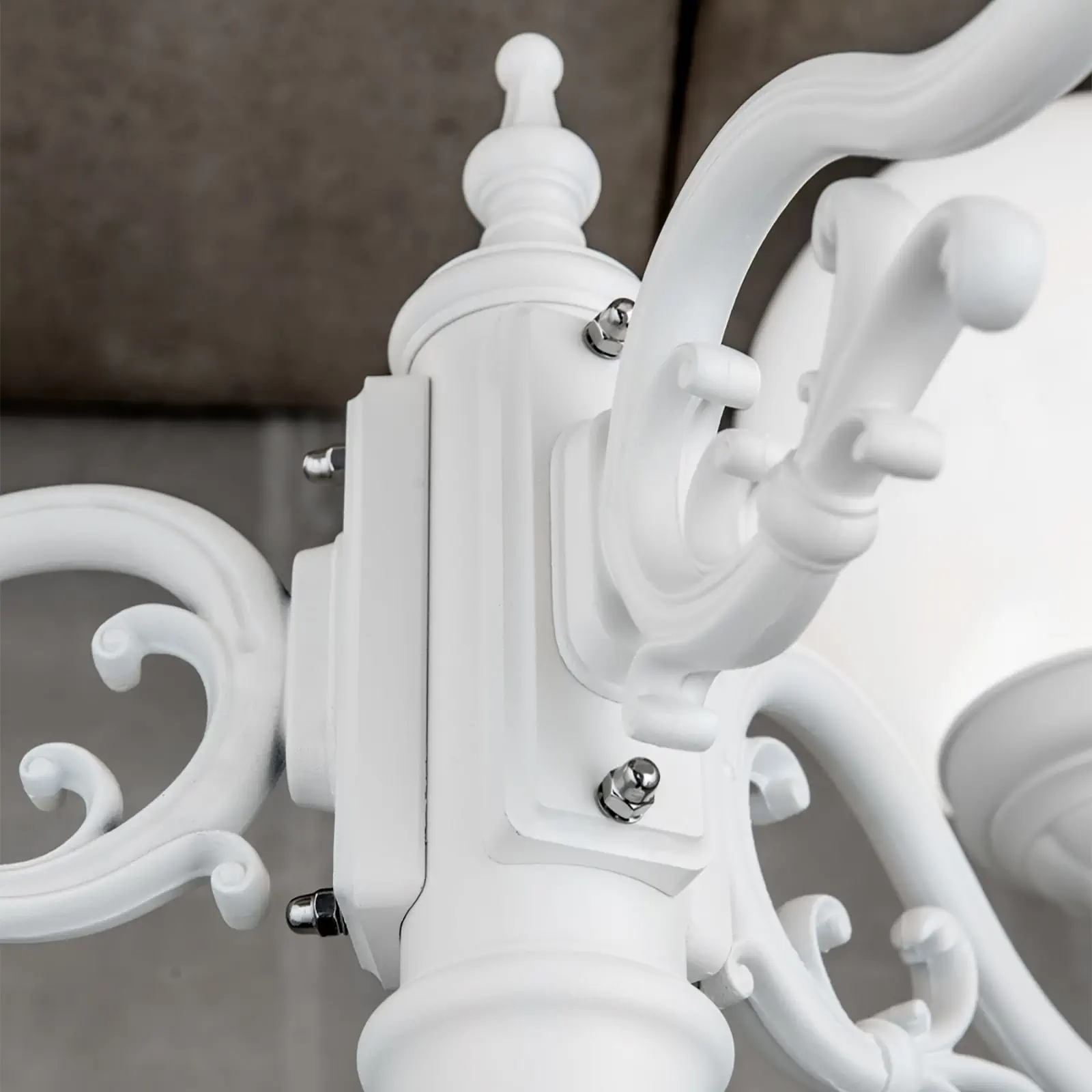 Spoljašnja stubna lampa REIKA, bela, H256 cm - 7