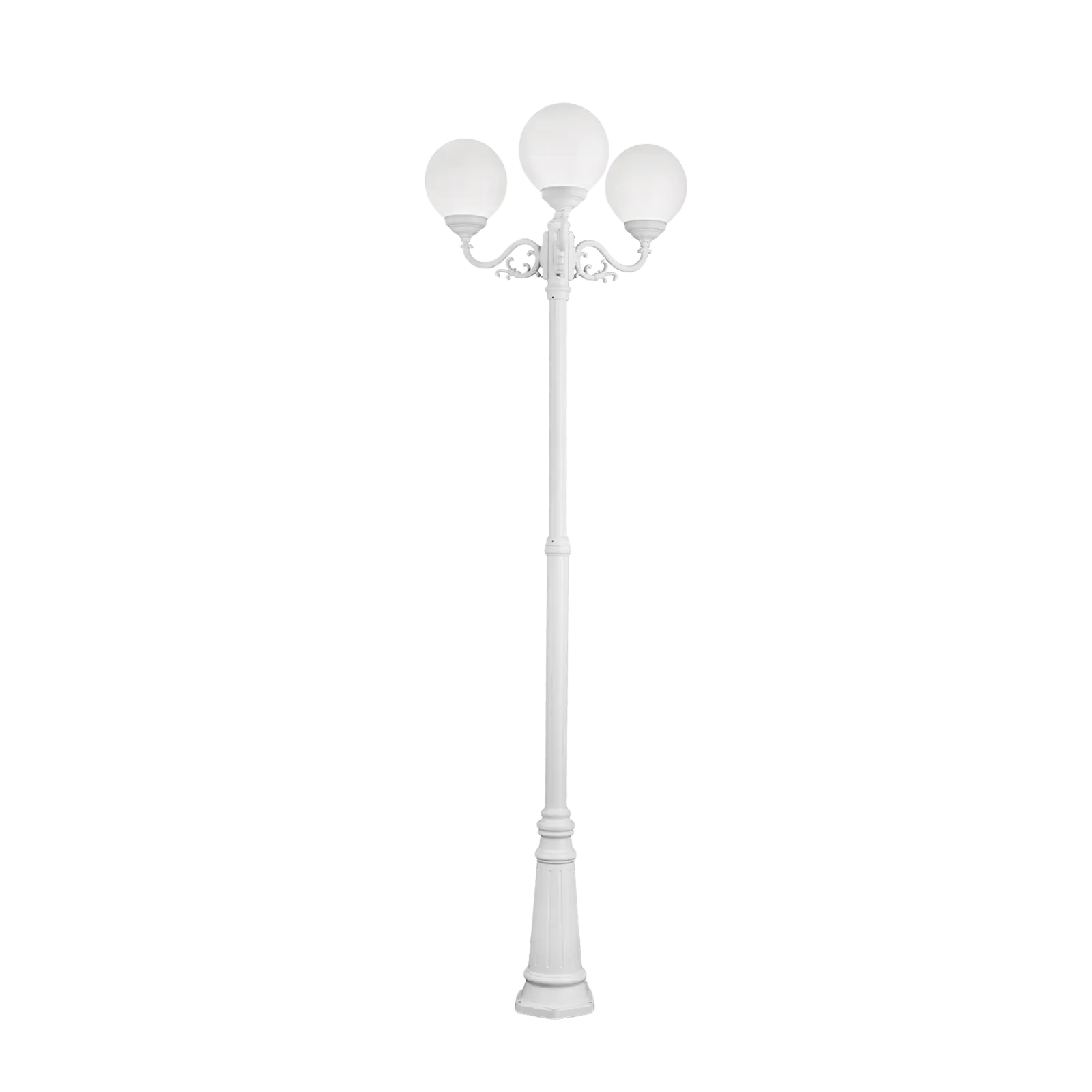 Spoljašnja stubna lampa REIKA, bela, H256 cm - 8
