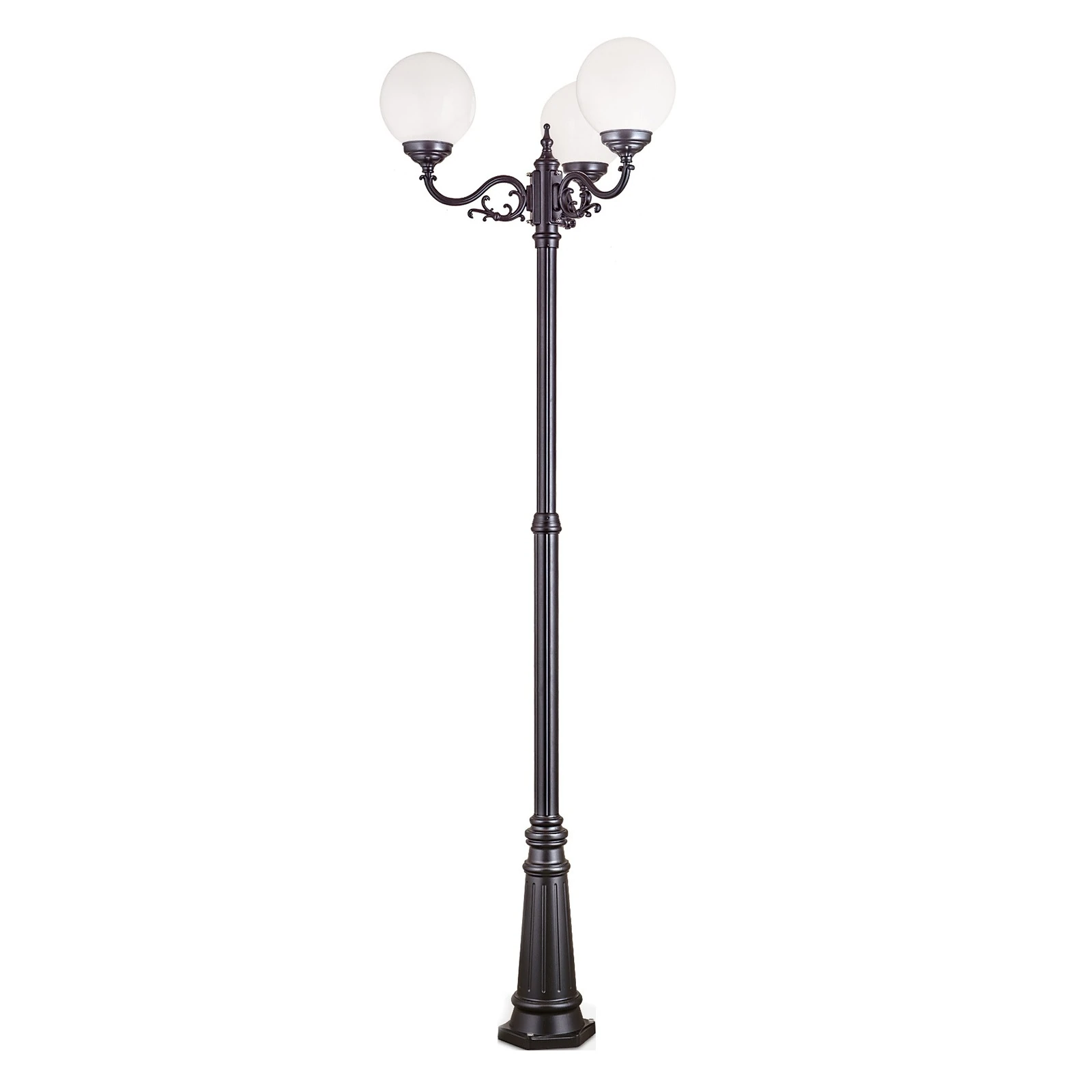 Baštenski kandelabar REIKA, crna - 8